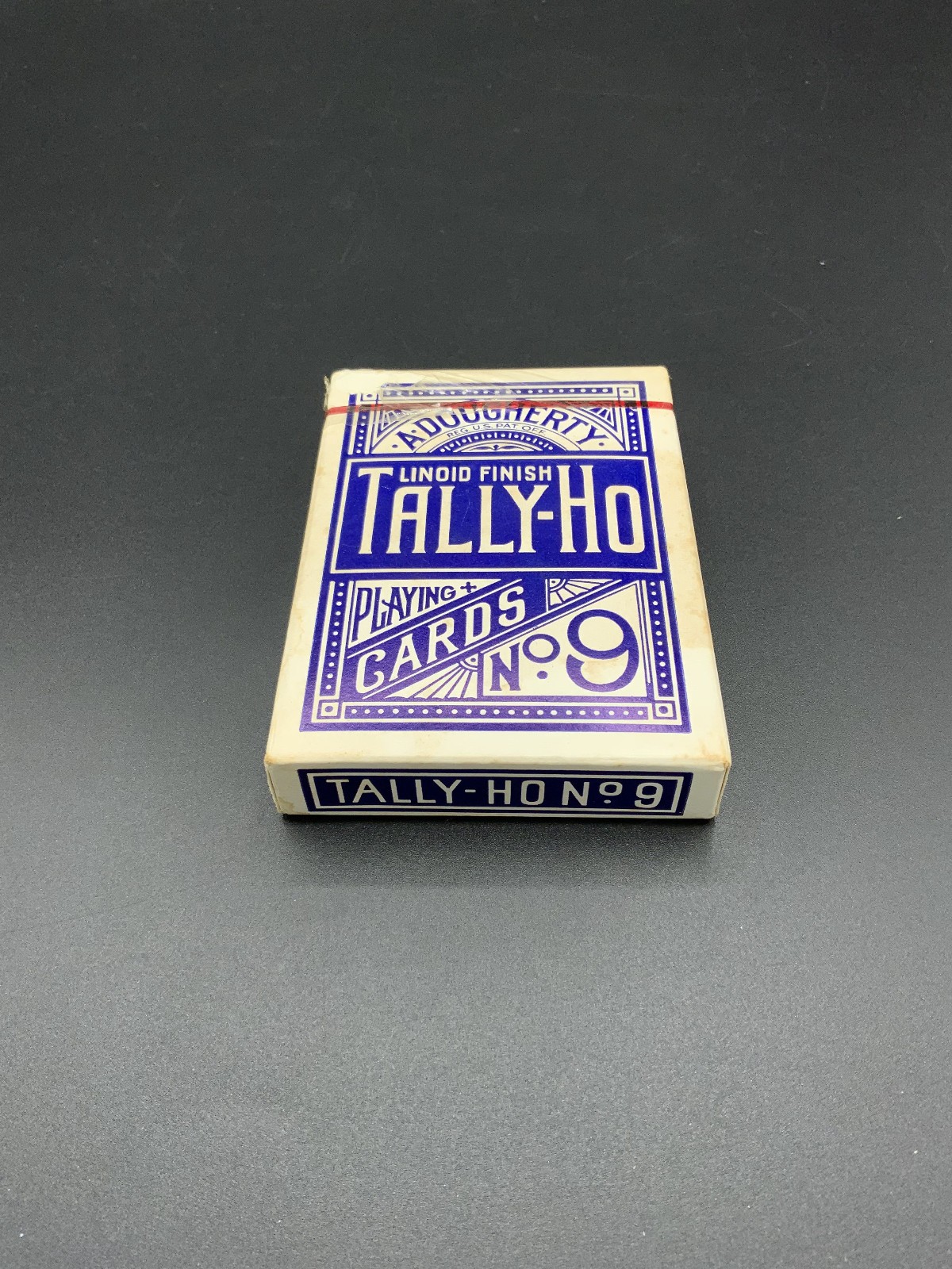 A. Dougherty Tally-Ho No 9 Playing Card Deck USPCC Blue Stamp Vintage Sealed NEW A. Dougherty Tally-Ho No 9 Playing Card Deck USPCC Blue Stamp Vintage Sealed NEW