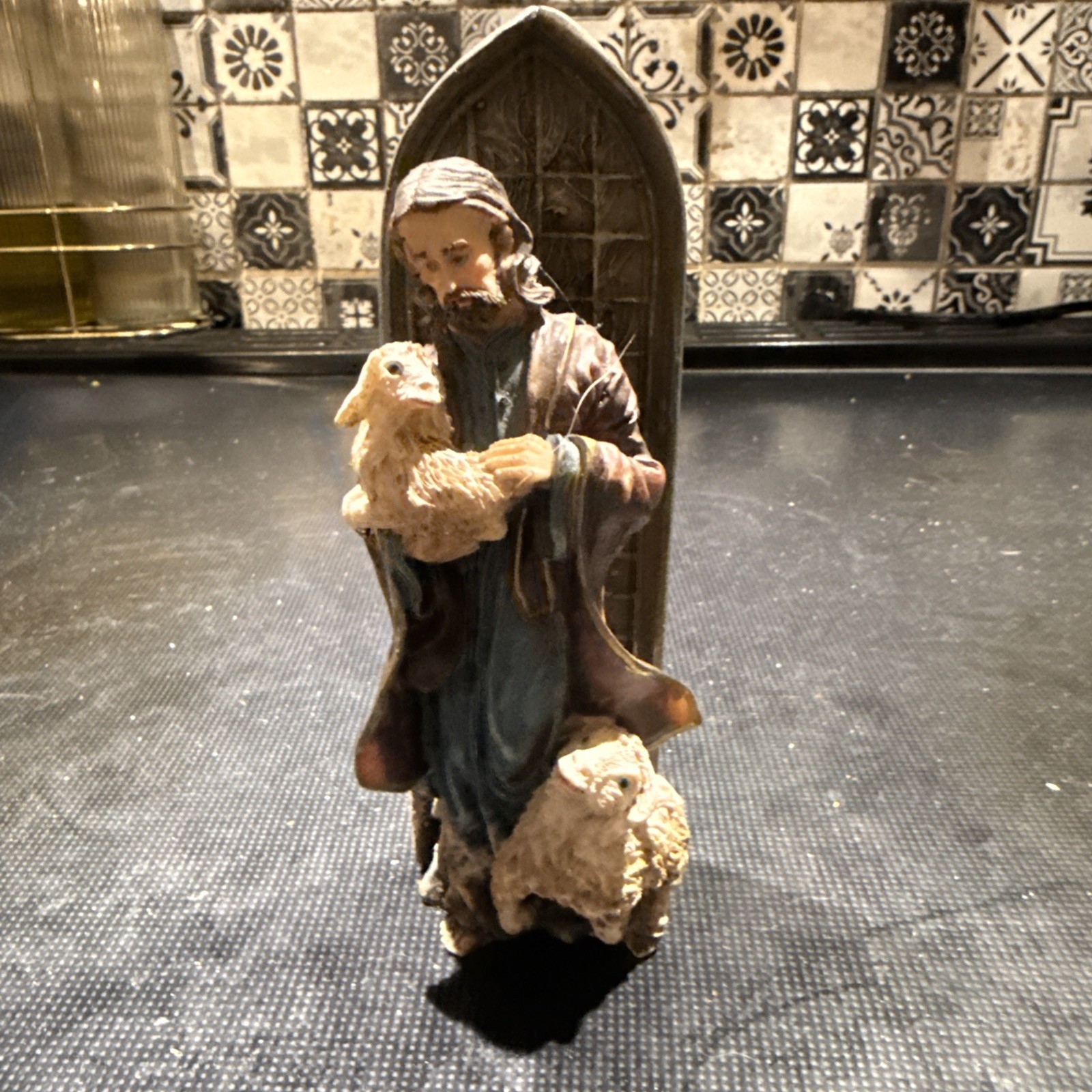 Vintage Resin Figurine The Good Shepard Joseph’s Studio 6” Vintage Resin Figurine The Good Shepard Joseph’s Studio 6”