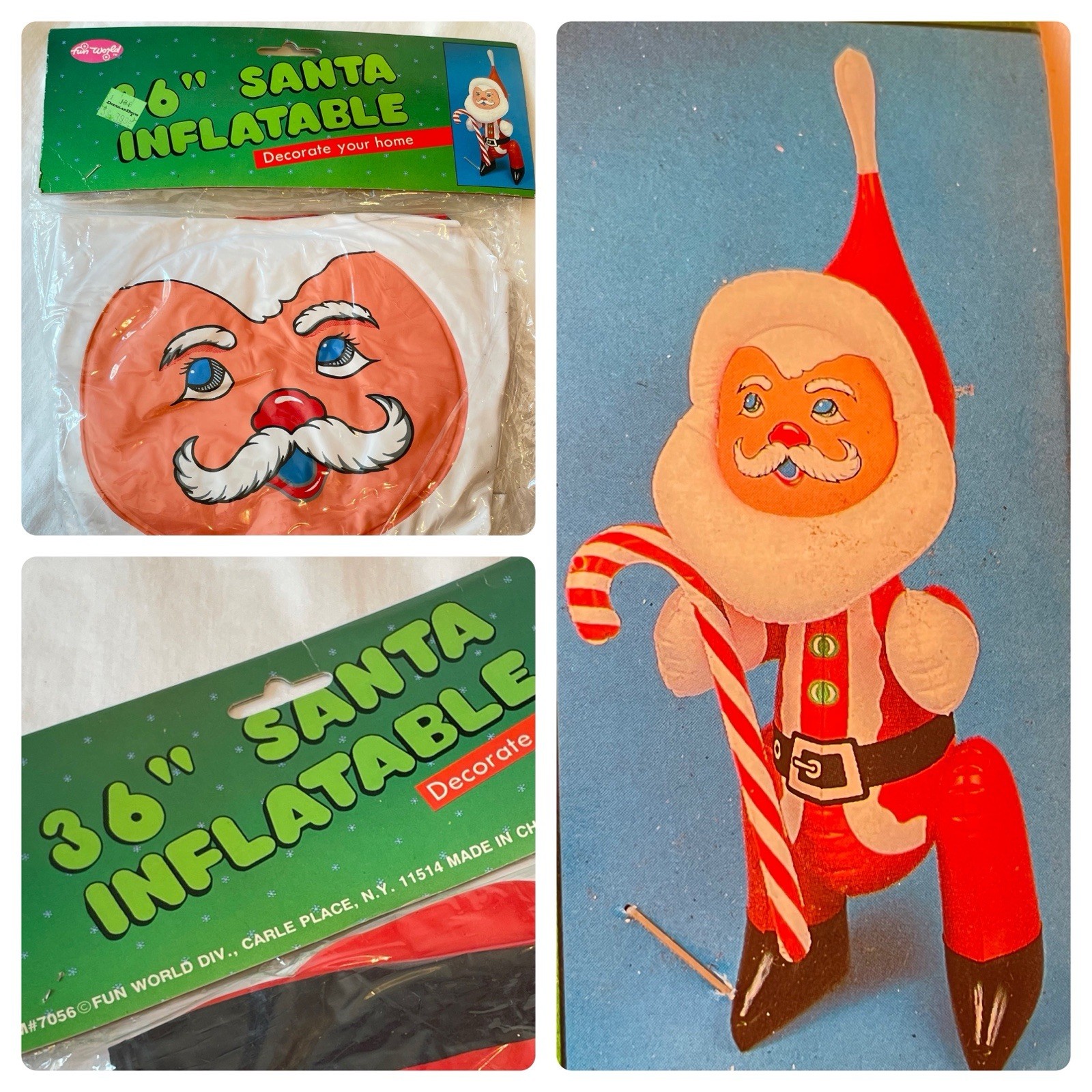 NOS VTG Mid century Fun World Inflatable 36\