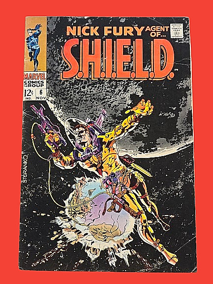 Nick Fury Agent of SHIELD #6 1968 Marvel Comics Jim Steranko Cover Silver Age