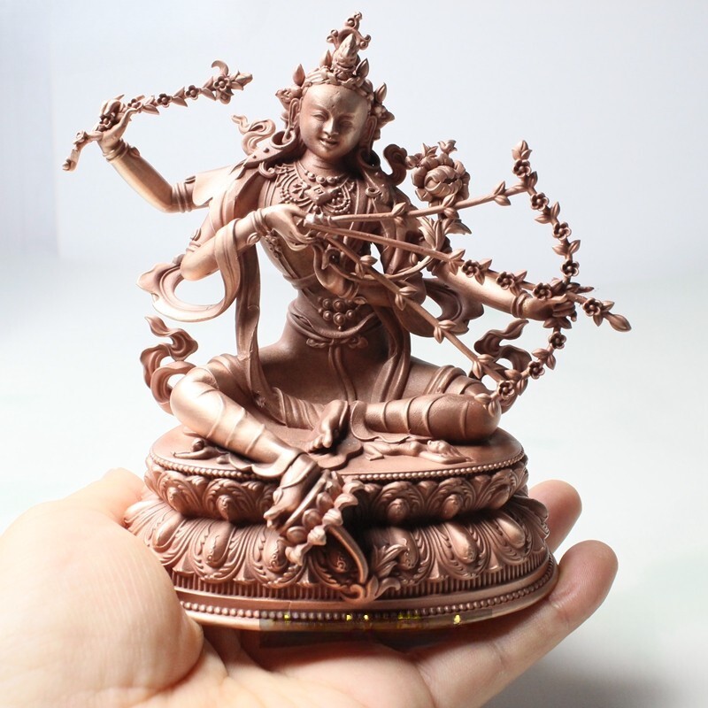 12cm Red Copper Carving Kurukulle Buddha Statue Tibet Buddhism Red Tara Goddess 12cm Red Copper Carving Kurukulle Buddha Statue Tibet Buddhism Red Tara Goddess