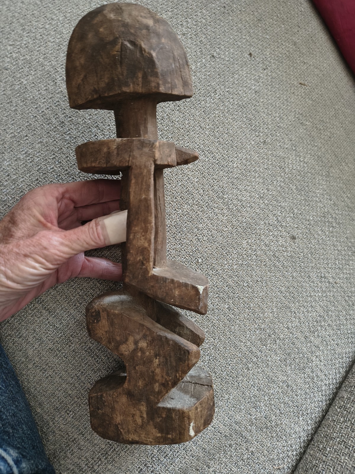 FINE OLD HAND CARVED DOGON FIGURE STATUE MOSSI AFRICAN