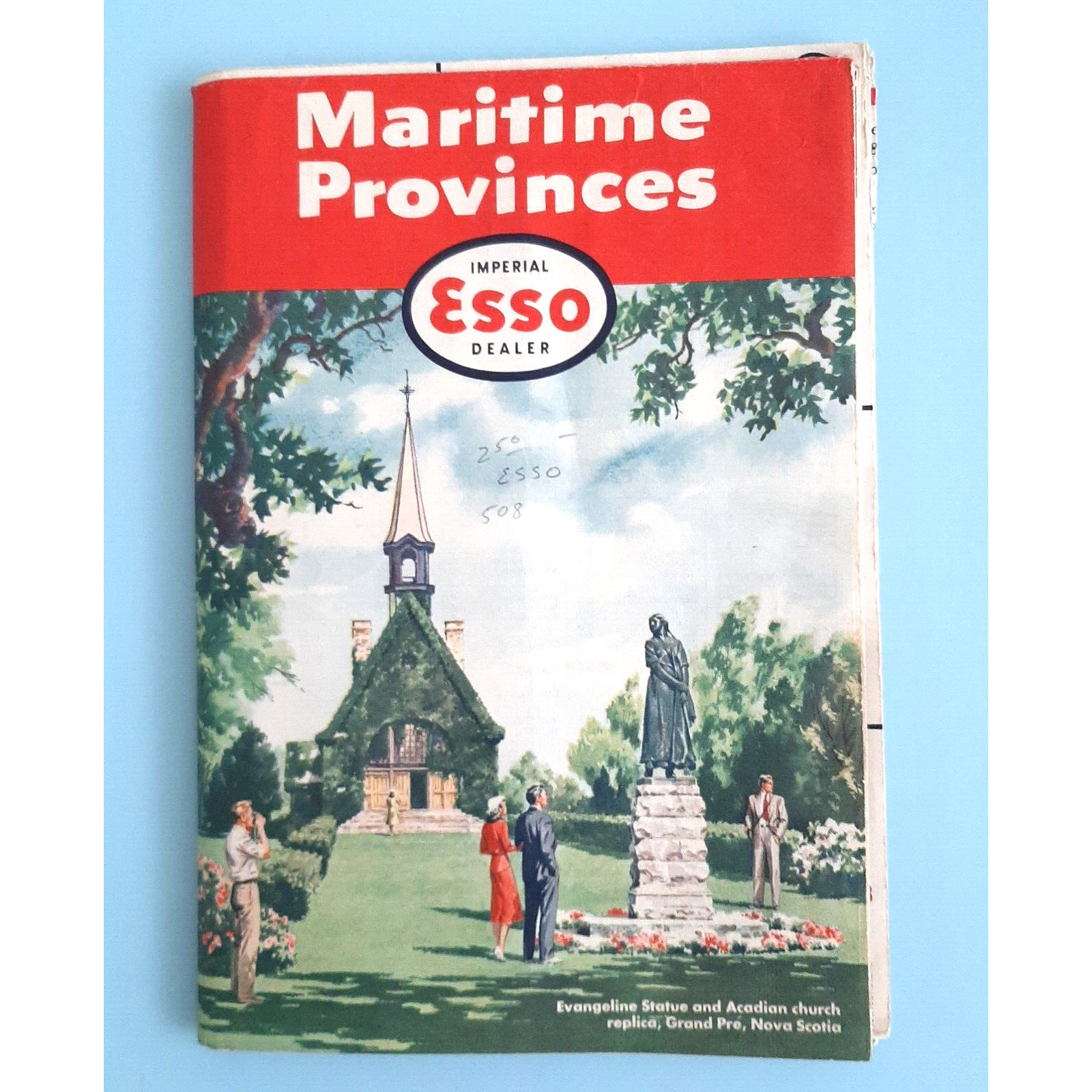 Esso Maritime Provinces road map 1953 Nova Scotia New Brunswick PEI vintage Esso Maritime Provinces road map 1953 Nova Scotia New Brunswick PEI vintage