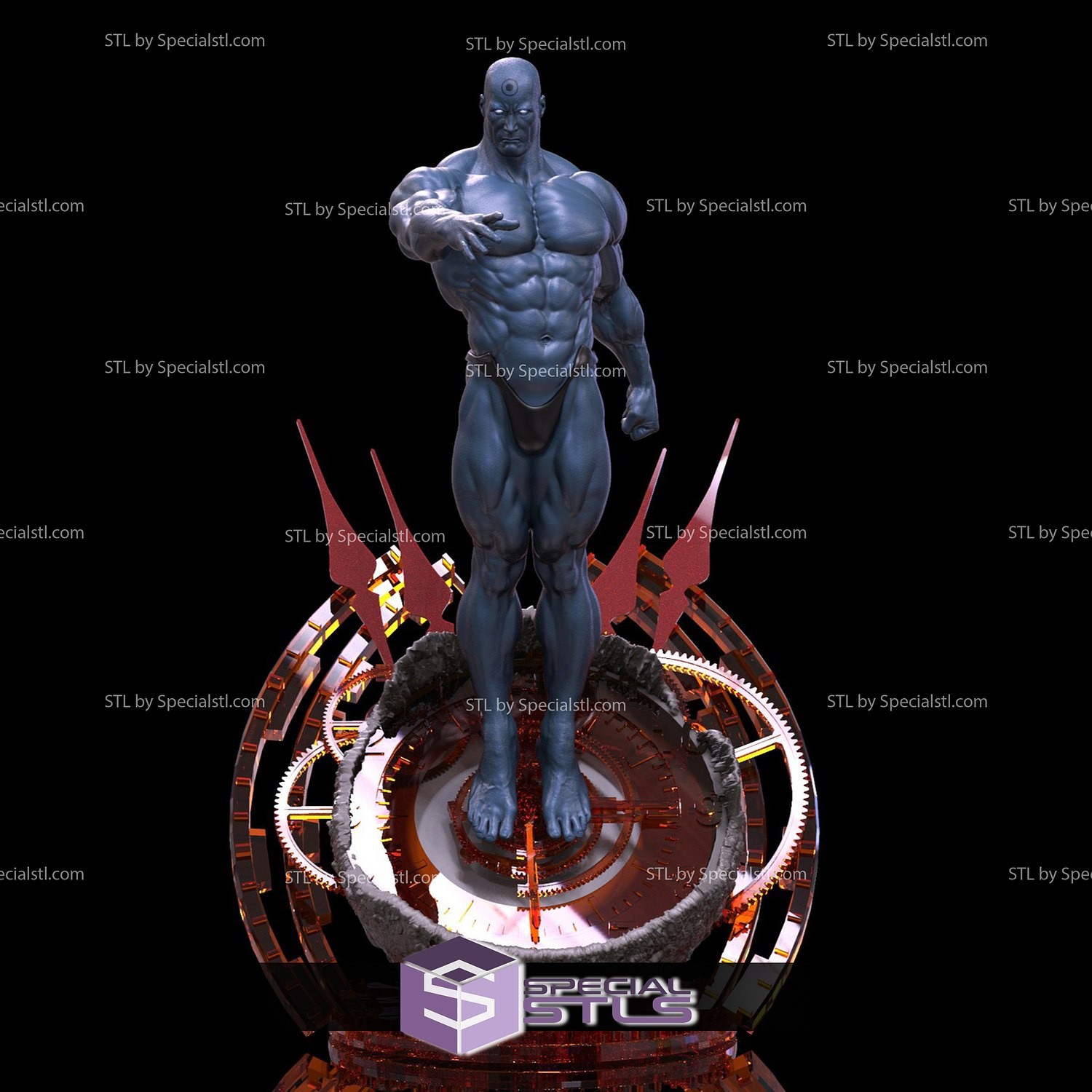 Dr. Manhattan Resin Sculpture Statue Model Kit   Unpainted/Unassembled