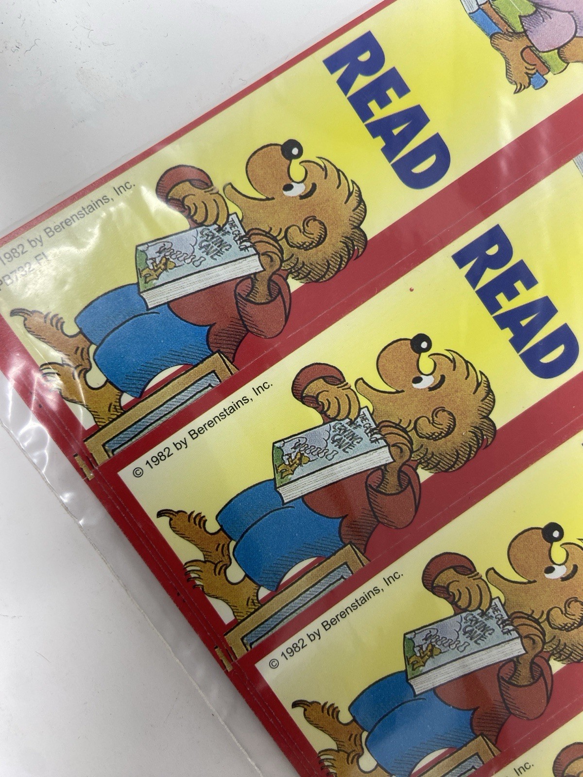 Berenstain Bears Bookmarks Vintage 1982 Pack Of 36 Perforated