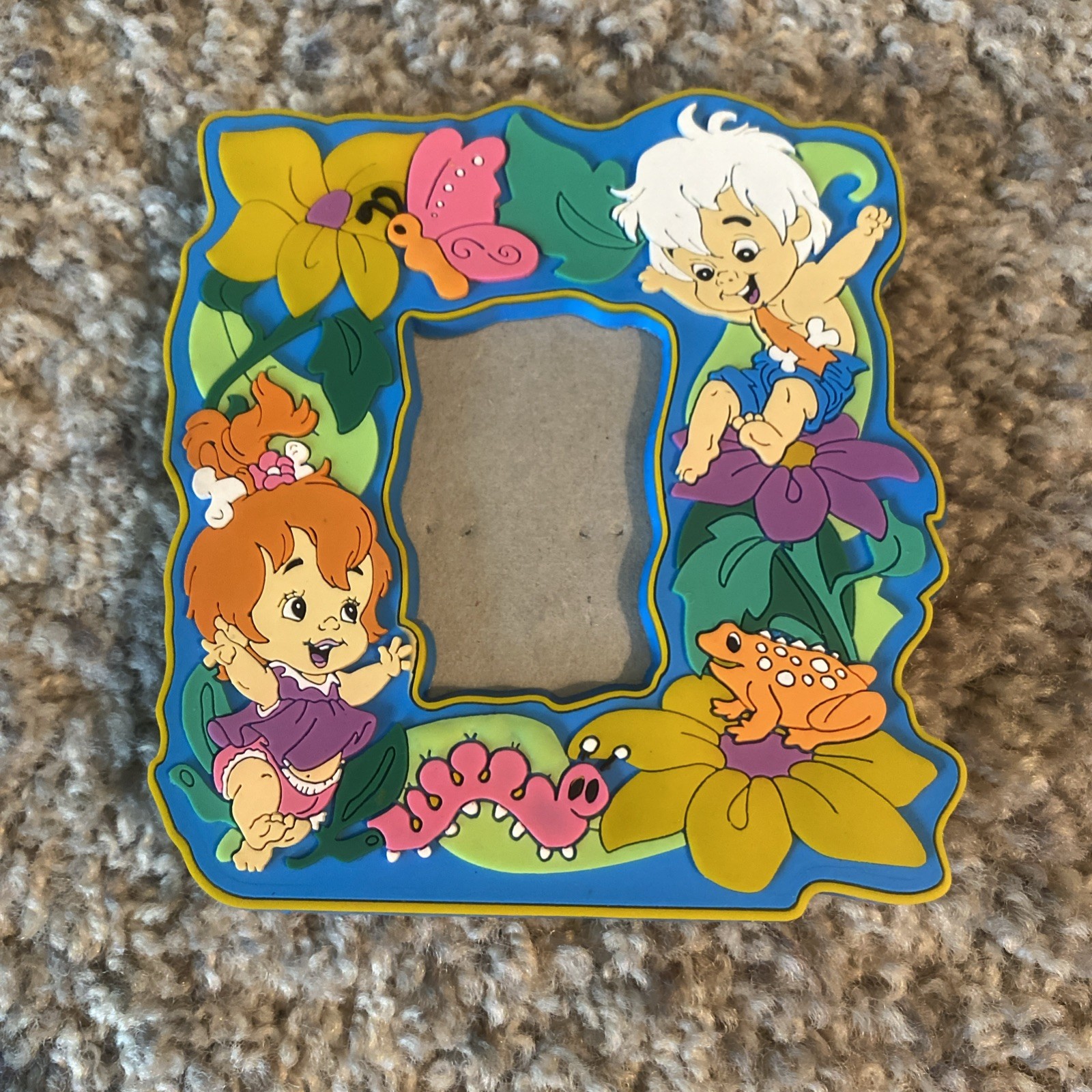 Cave Kids: Pebbles And Bamm-Bamm Silicone Picture Frame Cave Kids: Pebbles And Bamm-Bamm Silicone Picture Frame