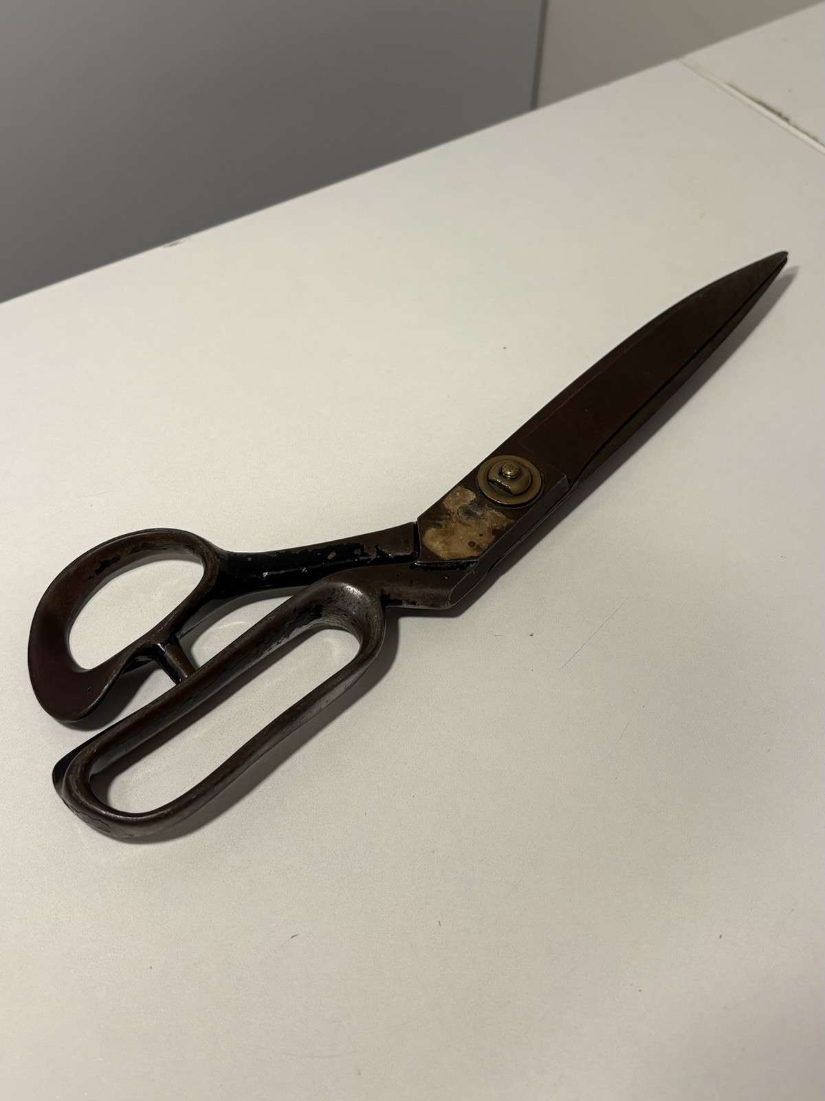 Vintage Large Tailor Shears 12” Heavy Duty Antique Sewing Scissors Industrial