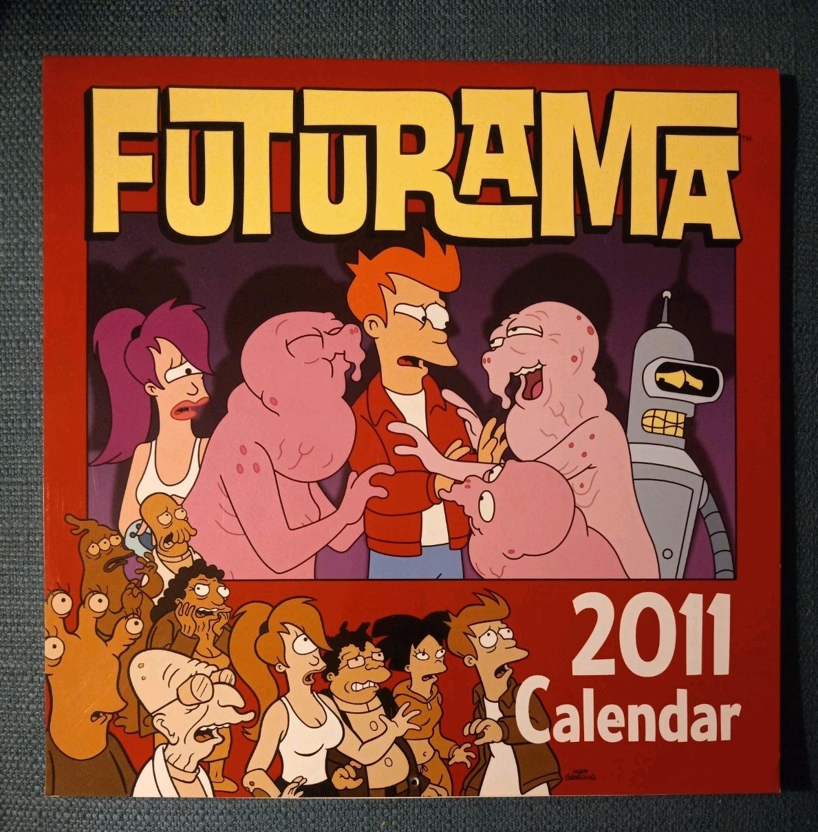 FUTURAMA 2011 Bongo Calendar Groening Simpsons Bender Opened HTF UNMARKED FUTURAMA 2011 Bongo Calendar Groening Simpsons Bender Opened HTF UNMARKED