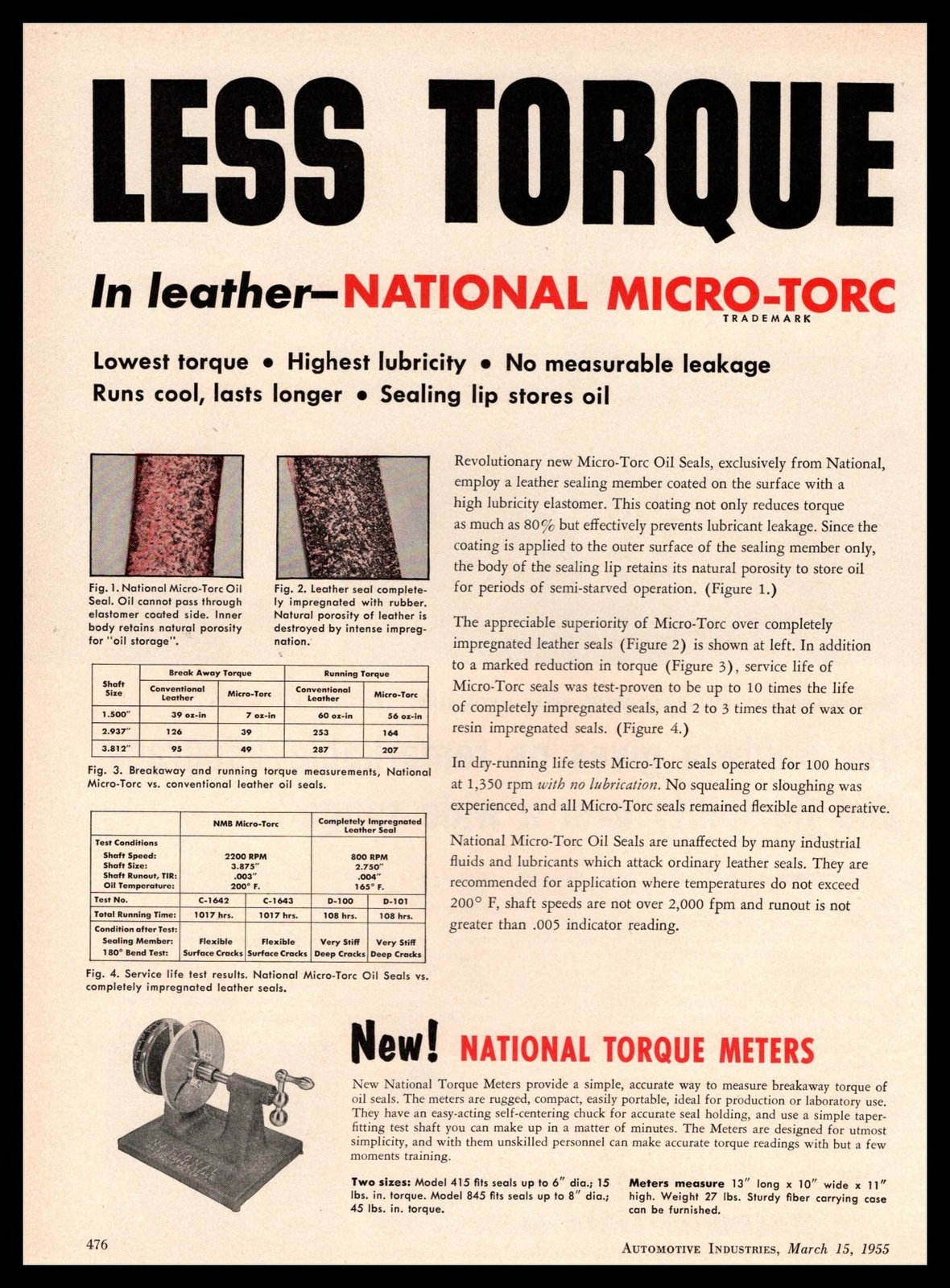 1955 National Model 415 Torque Meter \ 1955 National Model 415 Torque Meter \