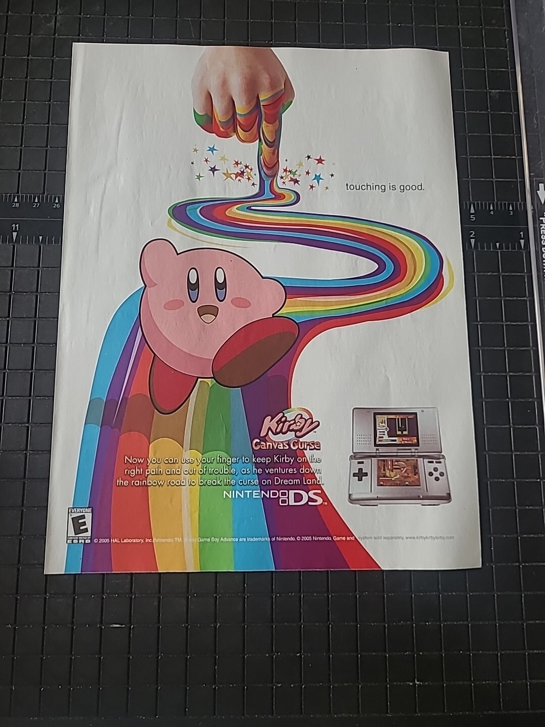 Kirby Canvas Curse Print Ad 2005 8x11 Great To Frame 