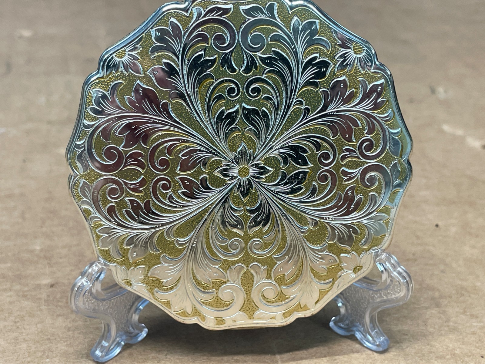 Vintage Rare Silver Plated 