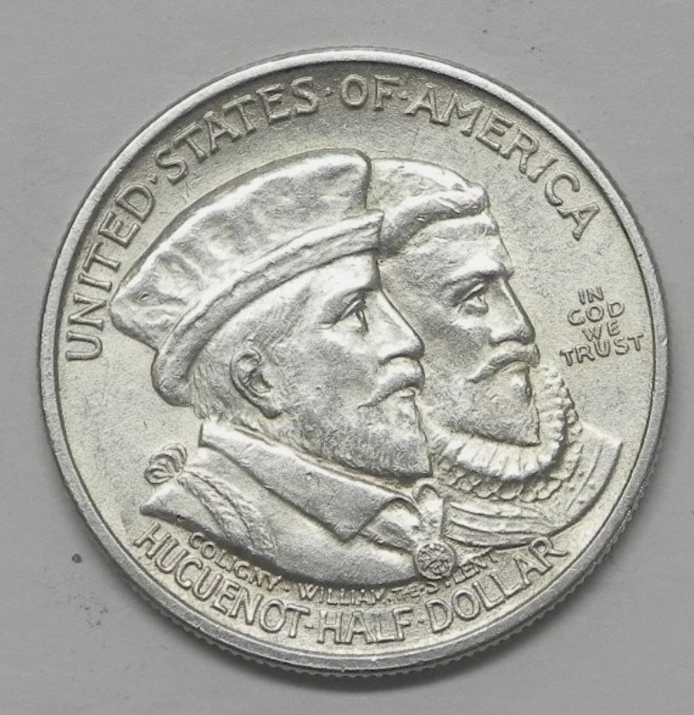 1924 Huguenot Walloon Classic 50c