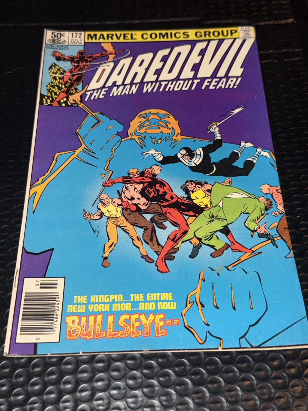 Daredevil #172 (1981) Newsstand Edition Frank Miller Bullseye app VG++