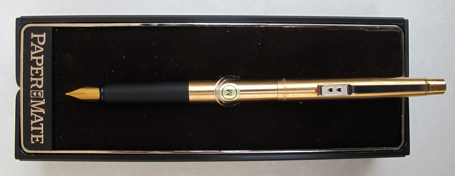 Papermate Mark VI Gold Plated Fountain Pen M Pt New In Box Made In West Germany Papermate Mark VI Gold Plated Fountain Pen M Pt New In Box Made In West Germany
