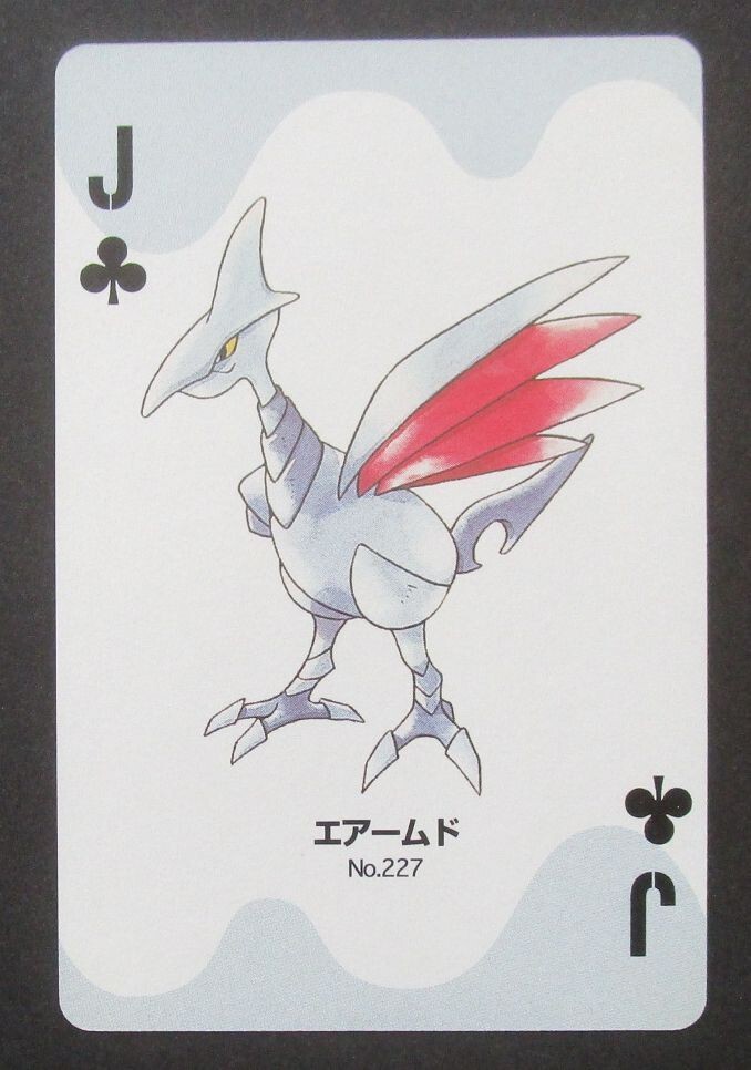 Pokemon Skarmory No.227 Playing Cards Silver Marill 2000 Japanese