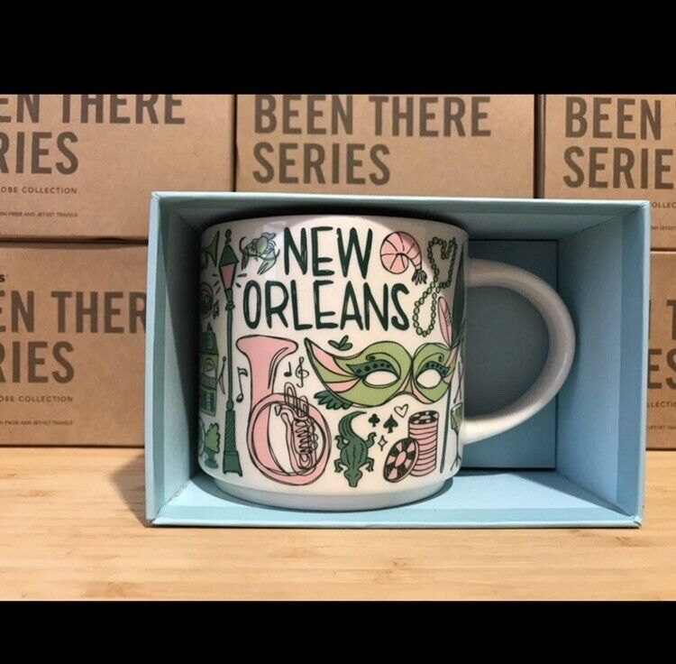 Starbucks New Orleans 🎭 14oz “Been There Series” Mug. New In Box. 