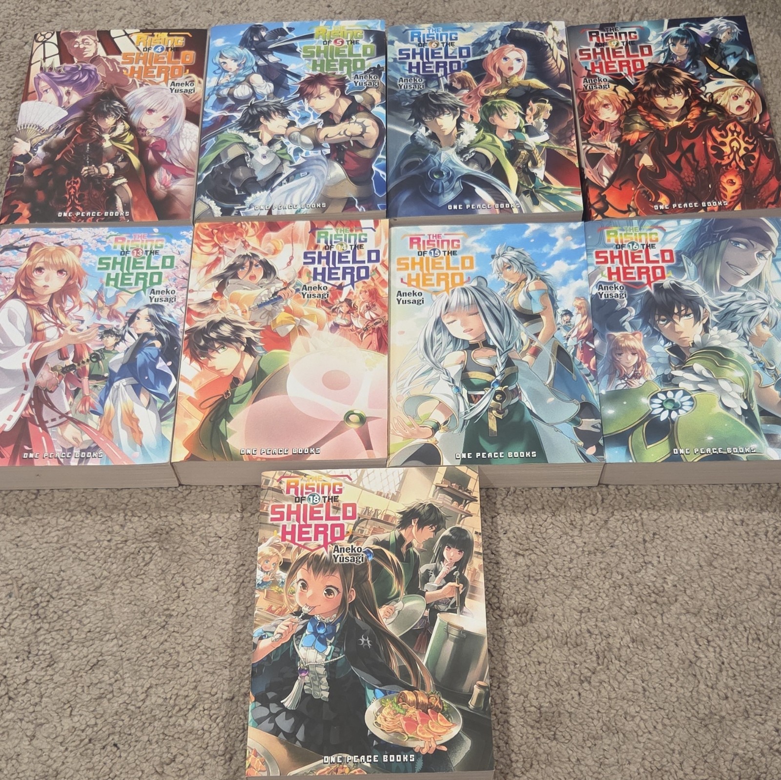 The Rising of the Shield Hero Manga Lot 4-6, 9, 13-16, 18 One Peace 9 Books The Rising of the Shield Hero Manga Lot 4-6, 9, 13-16, 18 One Peace 9 Books