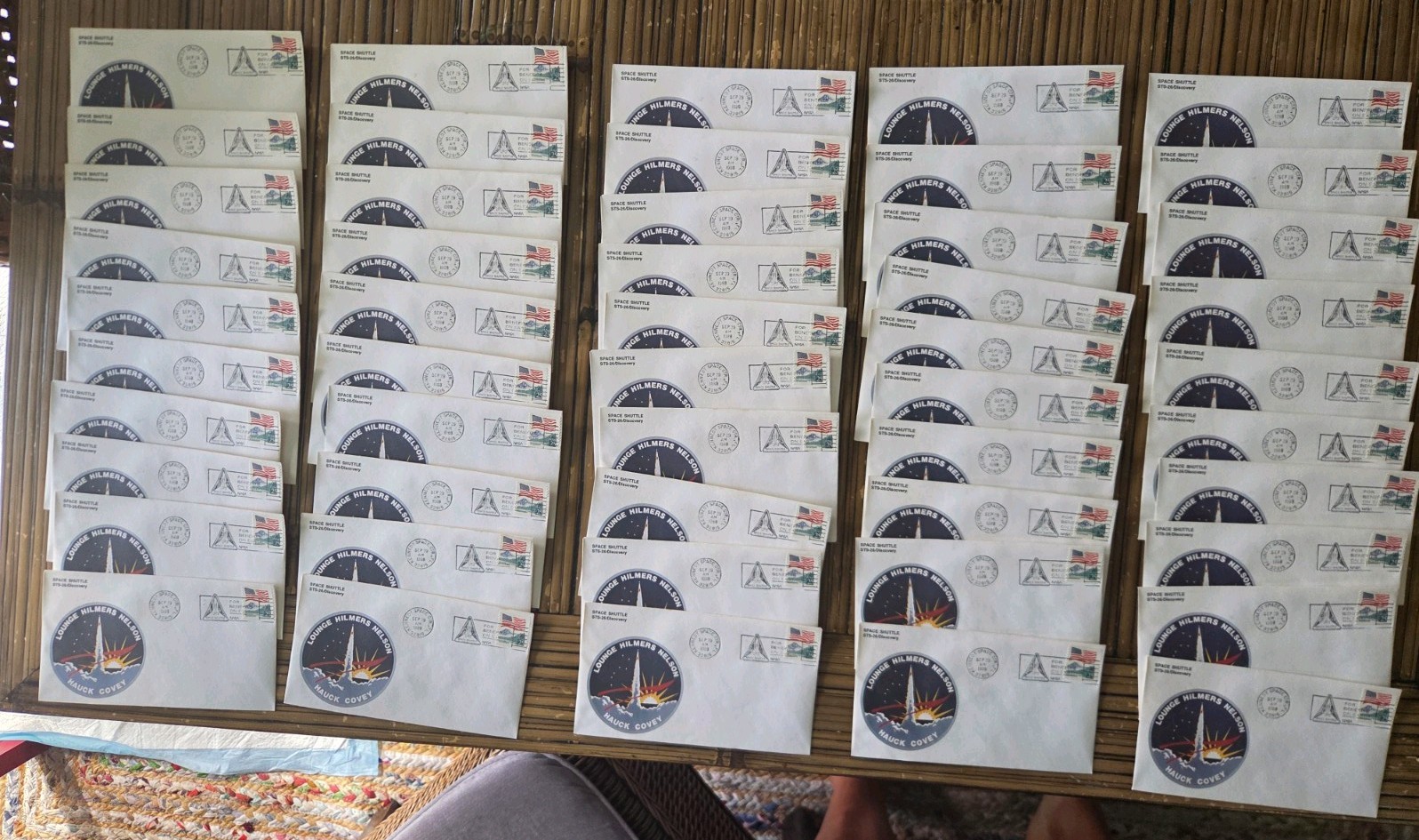 Huge lot of 50 NASA STS-26 SPACE SHUTTLE DISCOVERY First Day LAUNCH Covers KSC Huge lot of 50 NASA STS-26 SPACE SHUTTLE DISCOVERY First Day LAUNCH Covers KSC