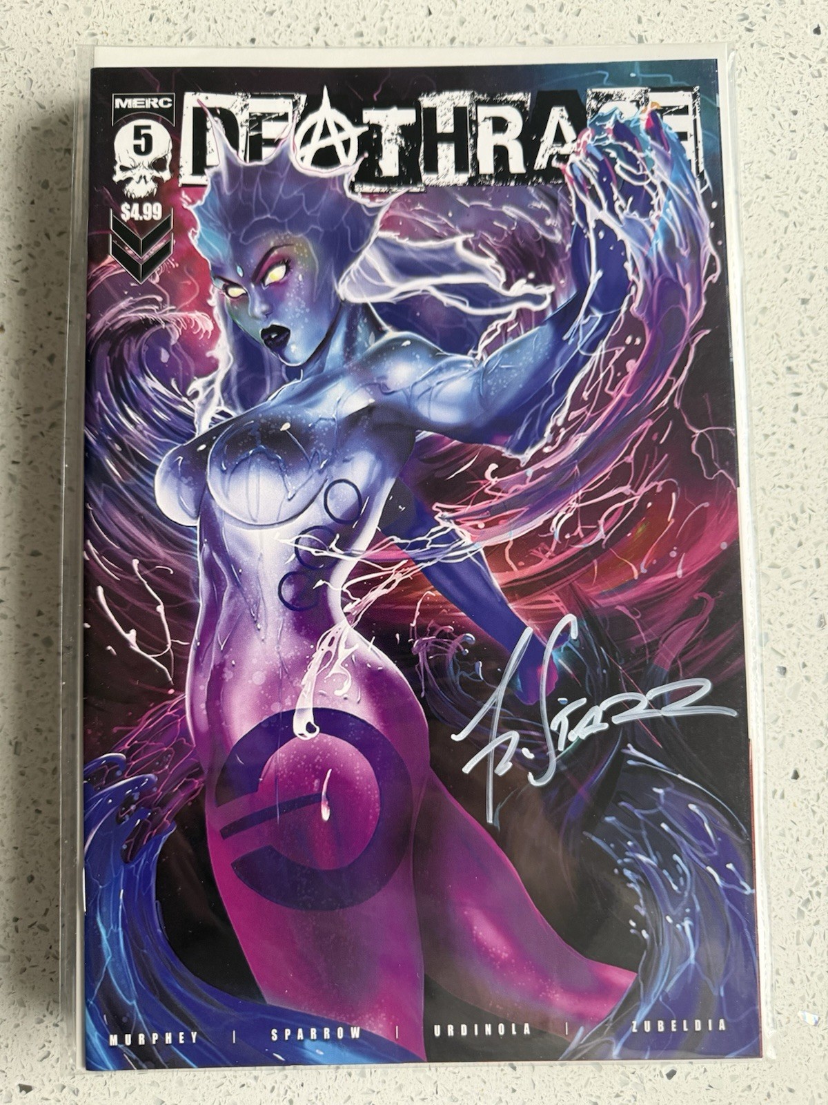 Merc Publishing Deathrage #5 First Print Signed With COA Merc Publishing Deathrage #5 First Print Signed With COA