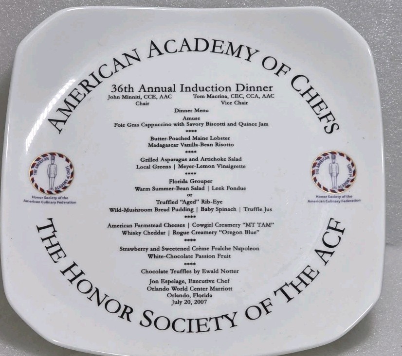American Academy Of Chefs 36th Annual Induction  10.5