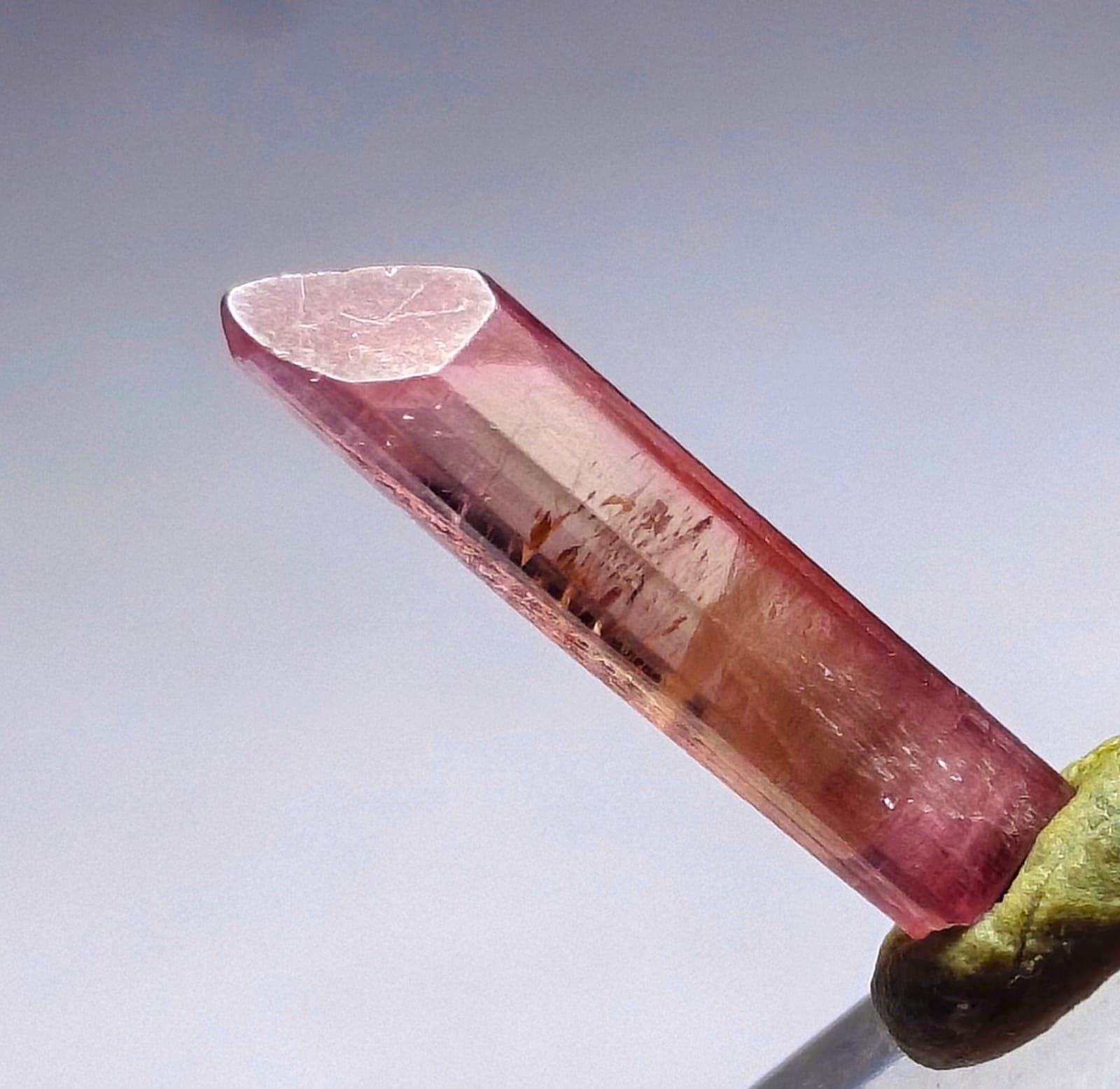 Tourmaline Rare bicolor watermelon crystal chakra crystal wand healing stone Tourmaline Rare bicolor watermelon crystal chakra crystal wand healing stone