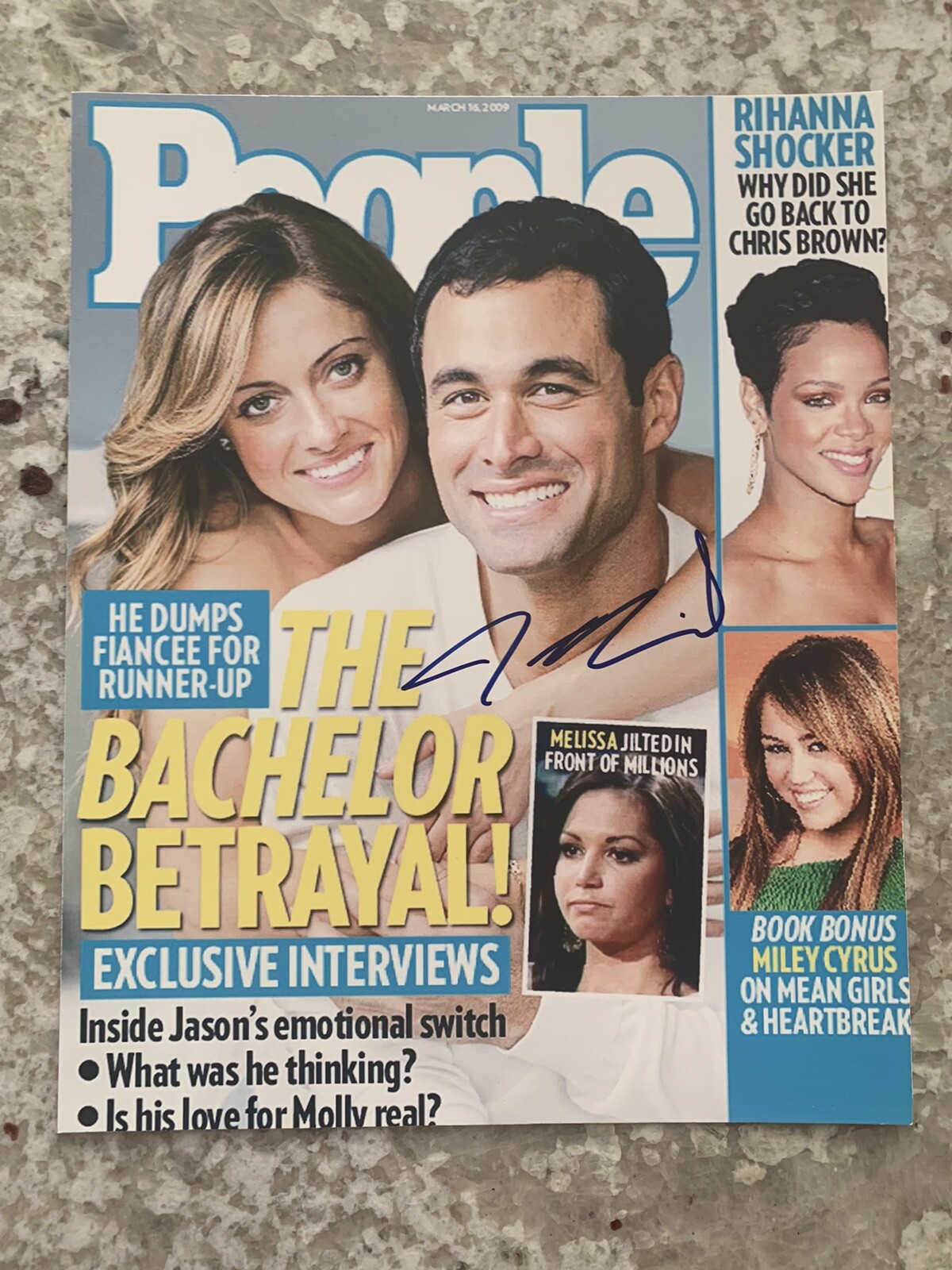 Jason Mesnick Signed 8x10 Photo Bachelor Autograph