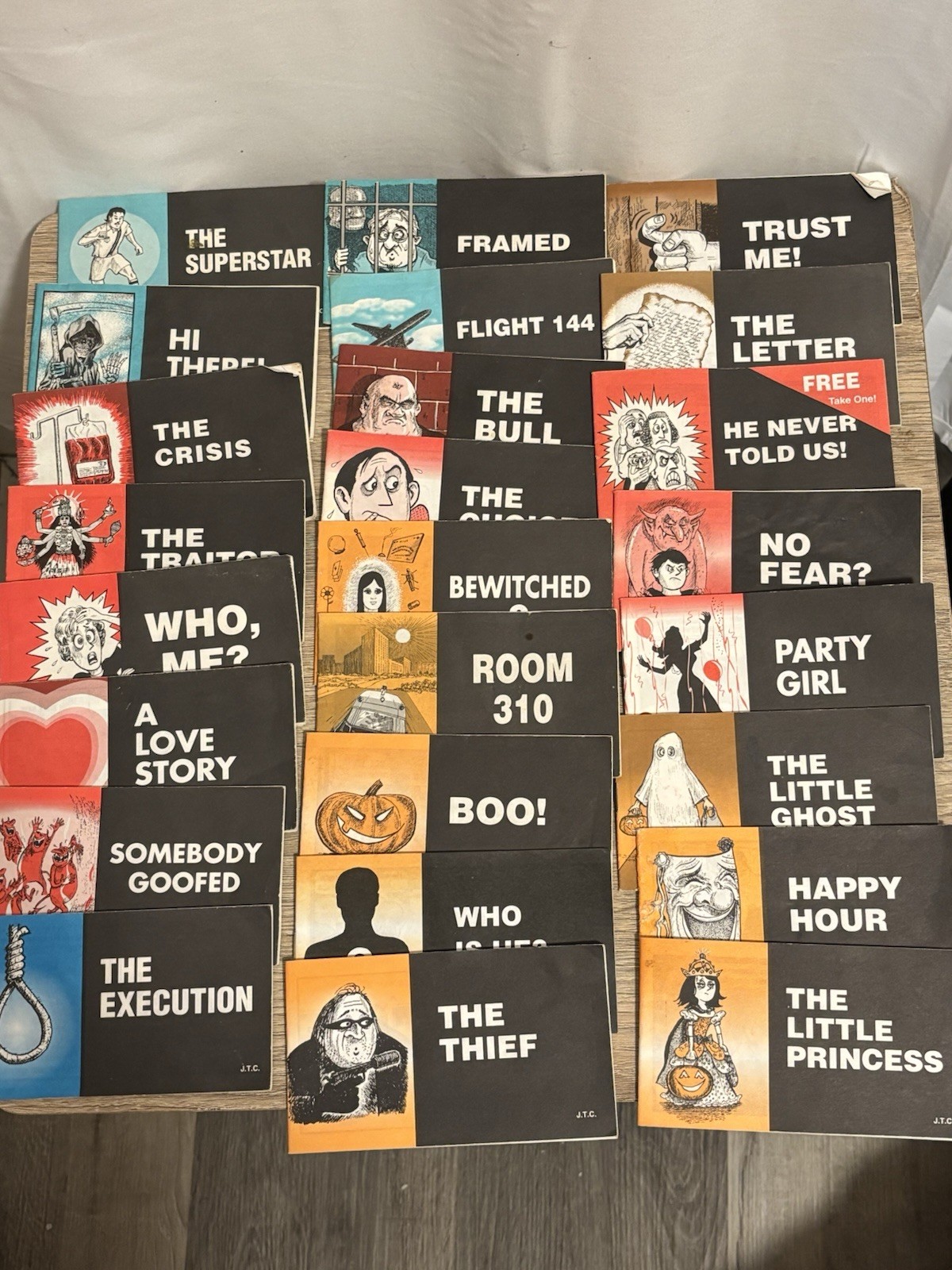 Lot of 85 Jack Chick Publications Tracts Religious Comic Book Lot of 85 Jack Chick Publications Tracts Religious Comic Book