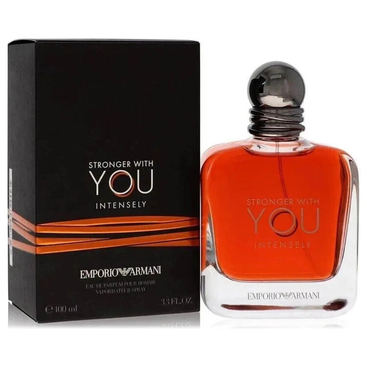 Stronger With You Intensely by Armani cologne men EDP 3.3 / 3.4 oz New in Box Stronger With You Intensely by Armani cologne men EDP 3.3 / 3.4 oz New in Box