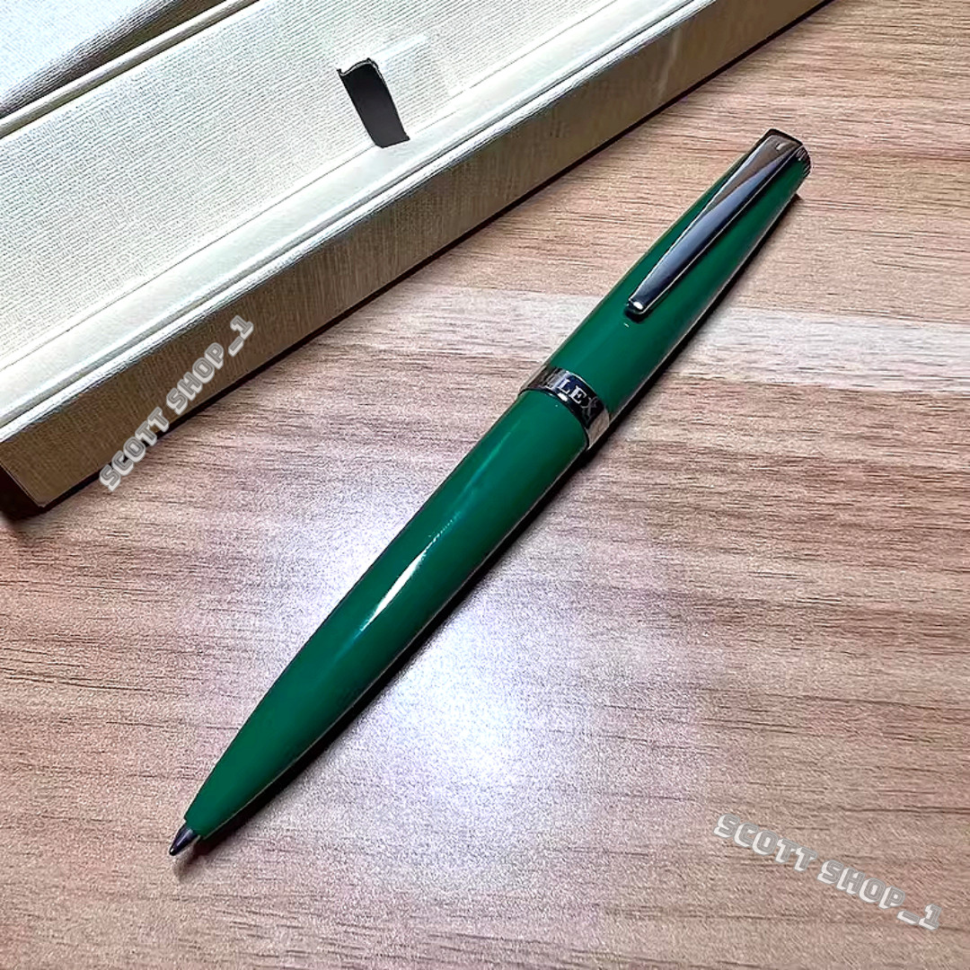 NEW Rolex Emerald Green Submariner Twist Ballpoint Pen, Refillable, Luxe Ad Gift NEW Rolex Emerald Green Submariner Twist Ballpoint Pen, Refillable, Luxe Ad Gift