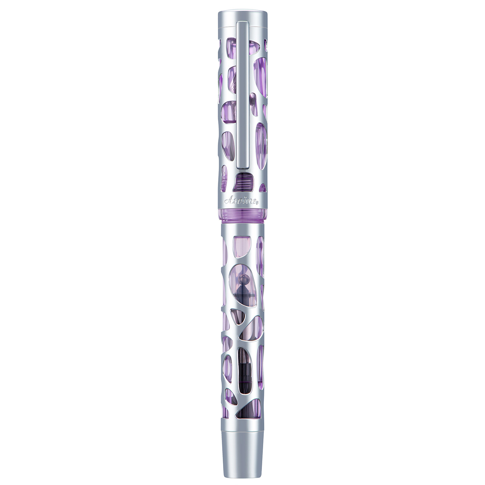 Asvine M169 Acrylic Dropper Fountain Pen with Converter Skeleton Pen EF/F/M Nib