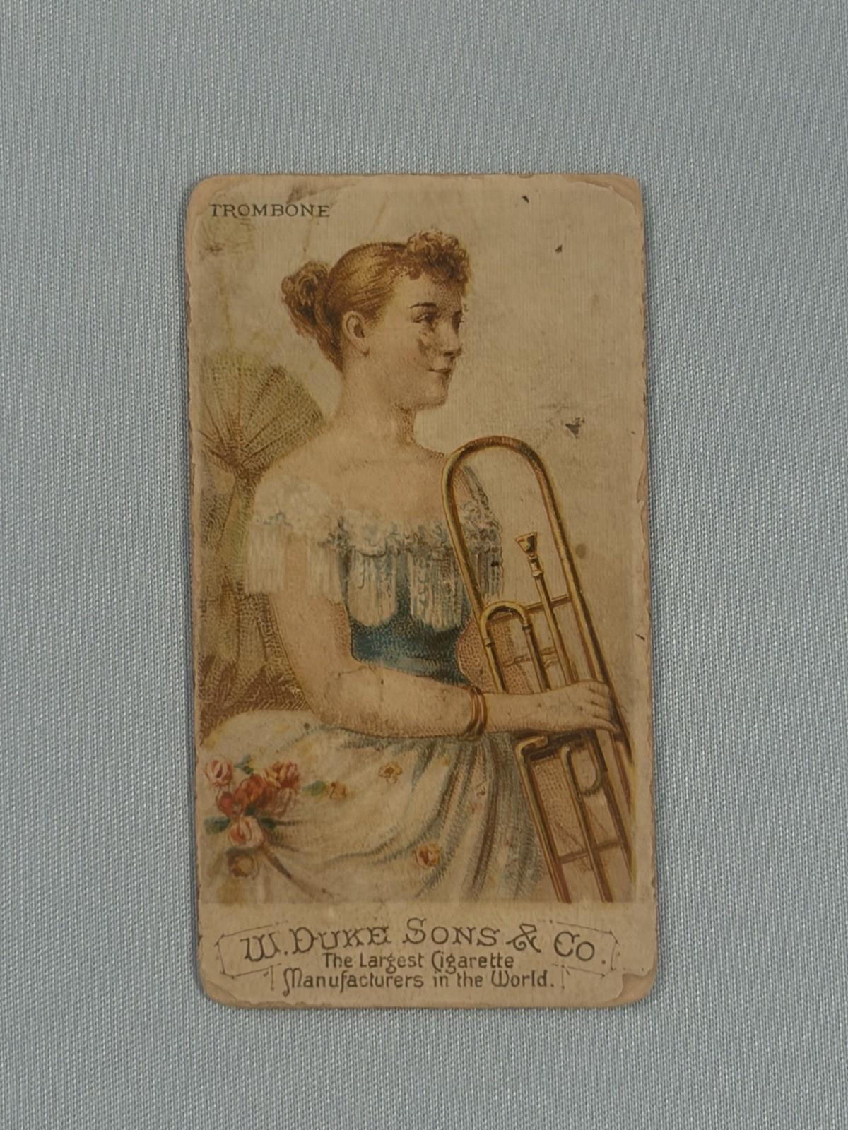 1888 N82 Duke\'s Cigarettes Musical Instruments Trombone PR