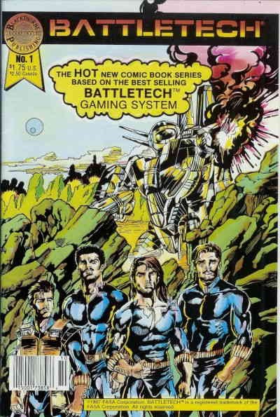 Battletech (Blackthorne) #1 VF; Blackthorne | w/Bag+Board Battletech (Blackthorne) #1 VF; Blackthorne | w/Bag+Board