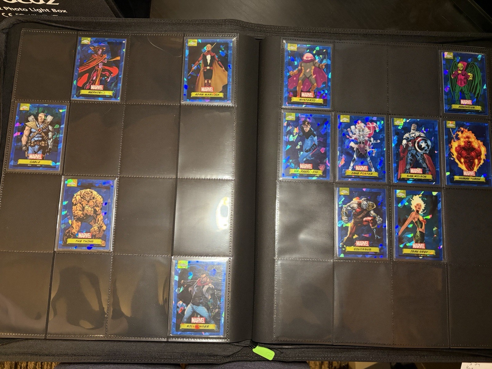 2024 TOPPS CHROME SAPPHIRE MARVEL -  64 CARD LOT SET - WOLVERINE HULK VENOM ETC