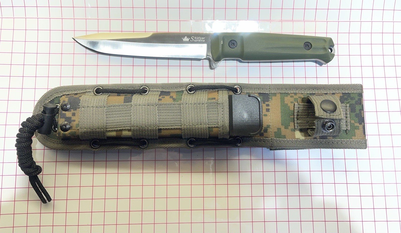Kizlyar Supreme Aggressor Dagger Knife D2 Steel Tactical Fixed Blade Russia Kizlyar Supreme Aggressor Dagger Knife D2 Steel Tactical Fixed Blade Russia