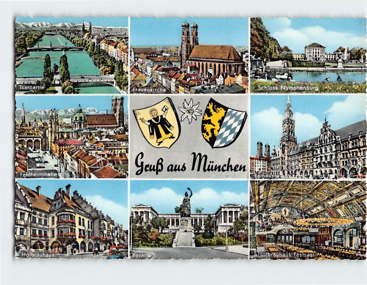 Postcard Gruß aus Munich Germany