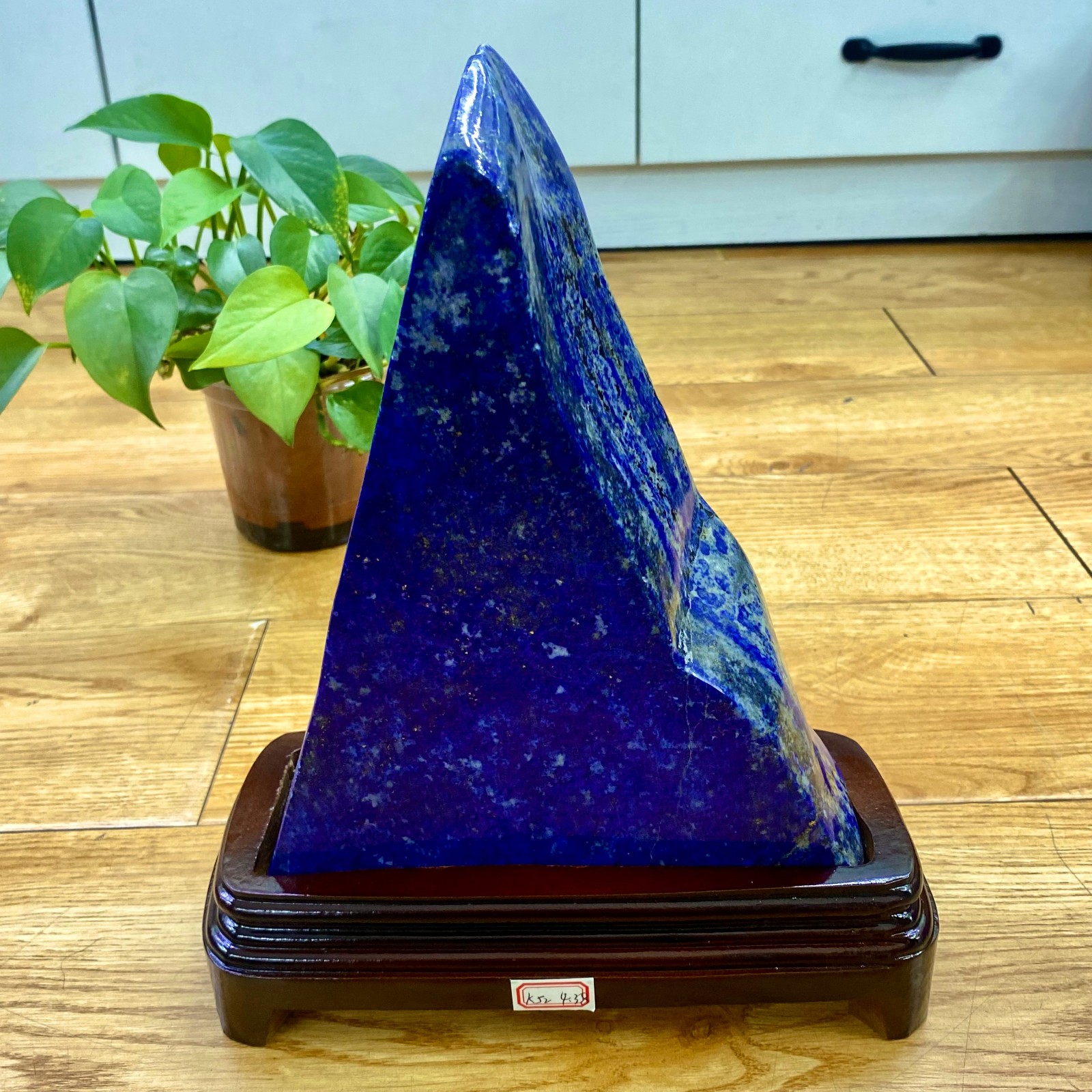 9.47LB  Lapis Lazuli Freeform Polished Rough Tumble Healing Crystal Specimen Sto
