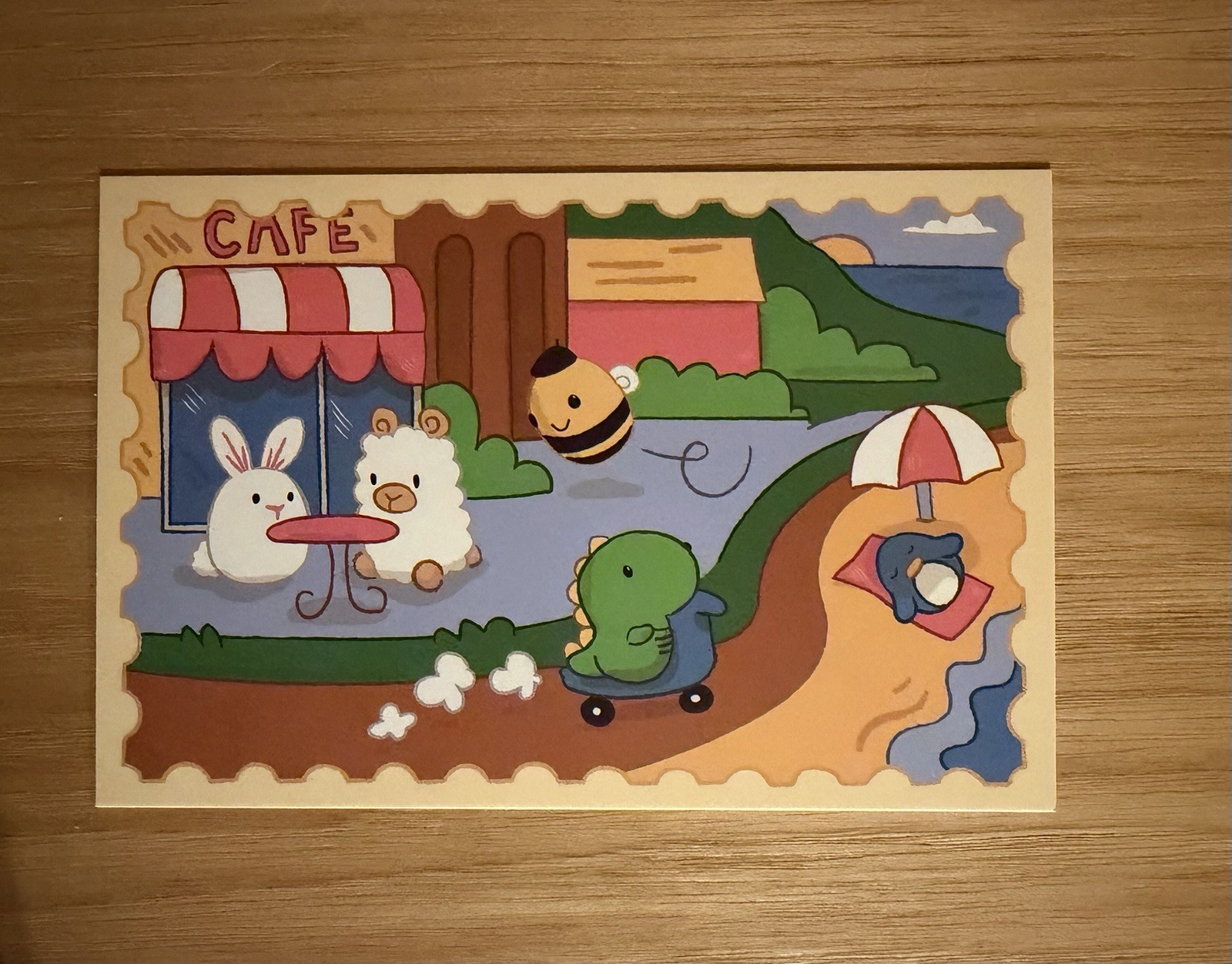 The Woobles 💫 Woobleverse Vacation Postcards - 5 Pack