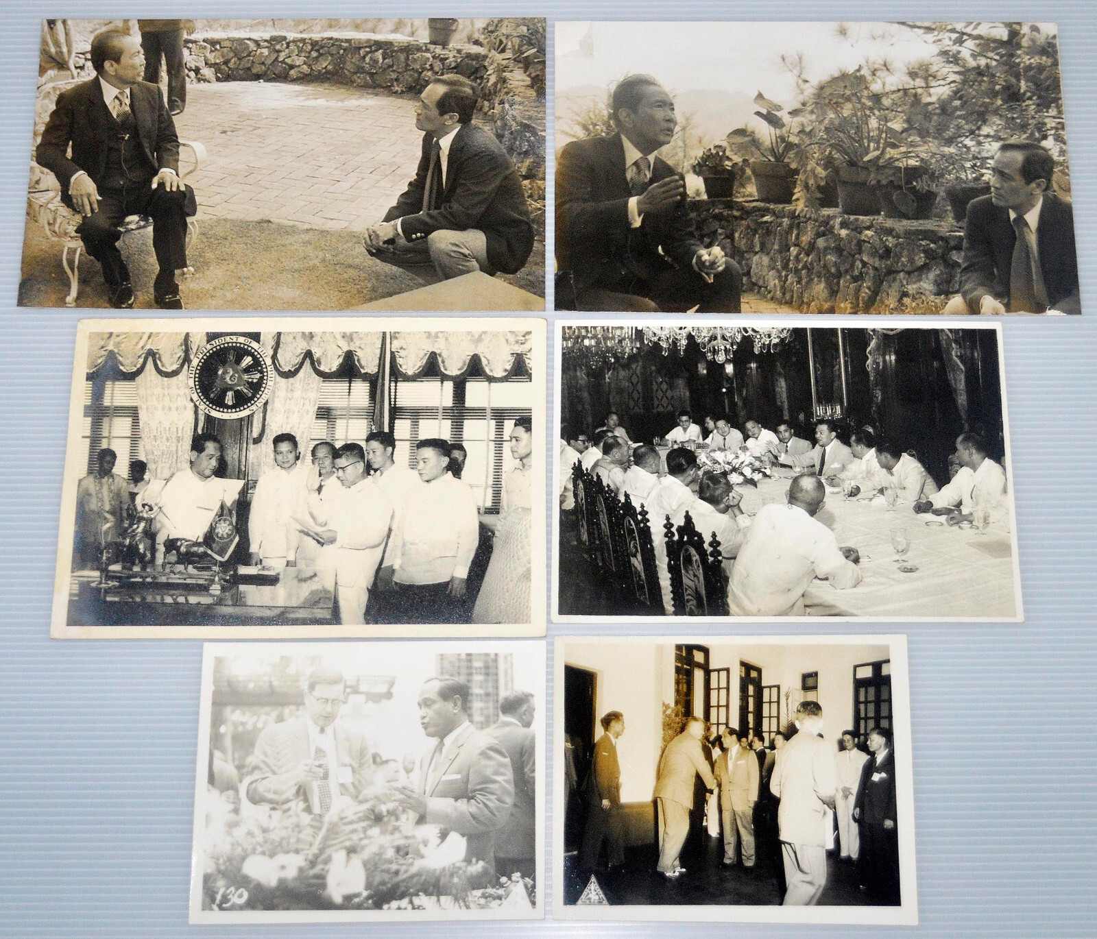 Philippines 6 Photos of Pres. Garcia, Magsaysay & Marcos