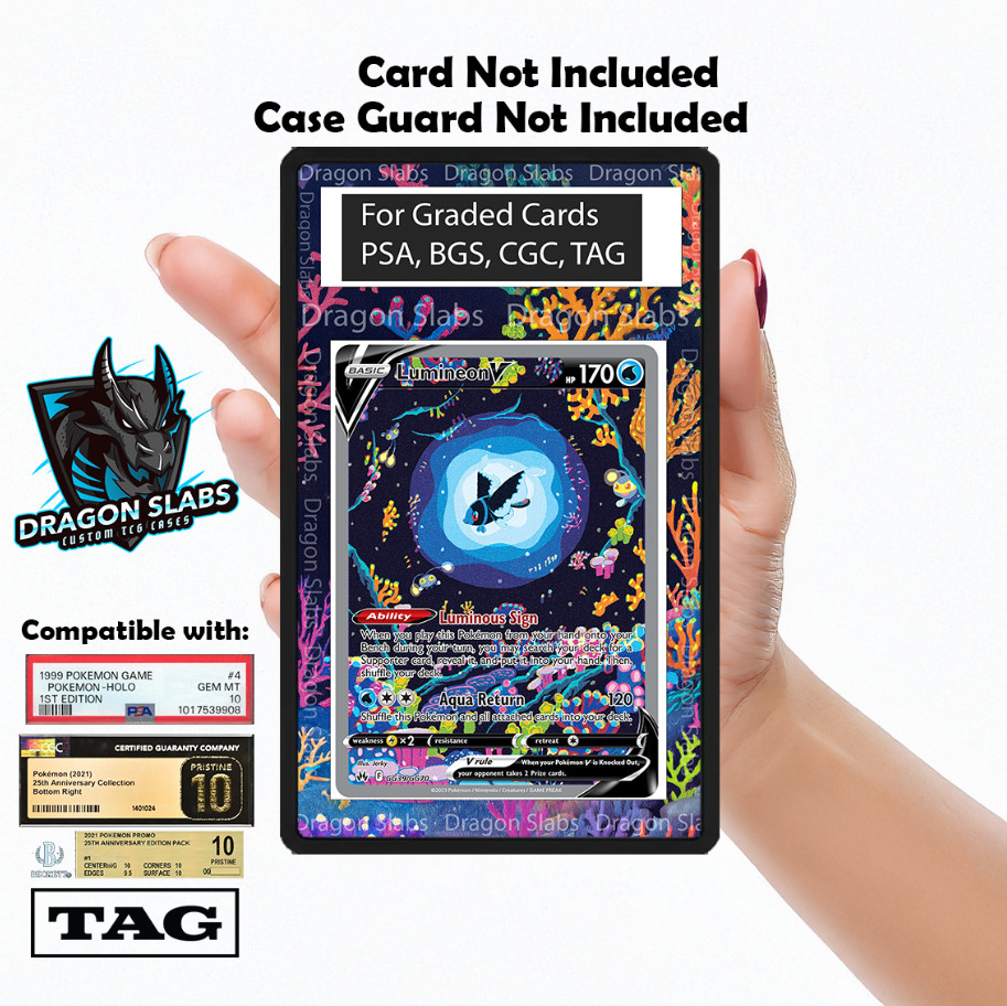 Lumineon V GG39/GG70 Crown Zenith PSA BGS CGC TAG Extended Art Pokemon
