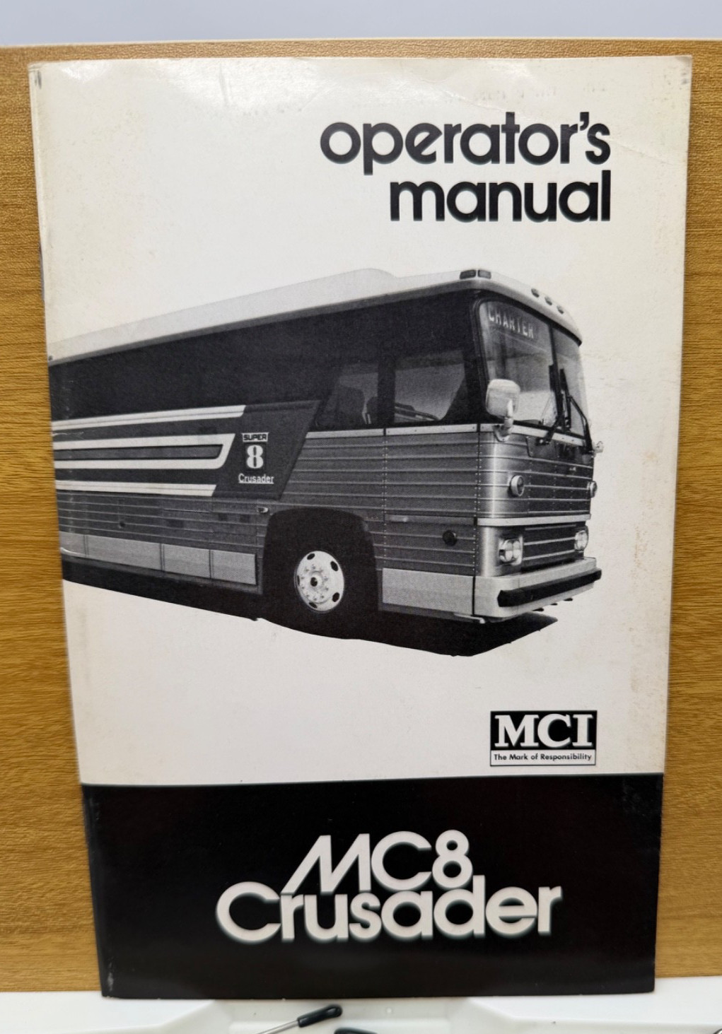 Vintage 1973 Greyhound Coach Bus Operating Manual MCI Model MC8 Crusader