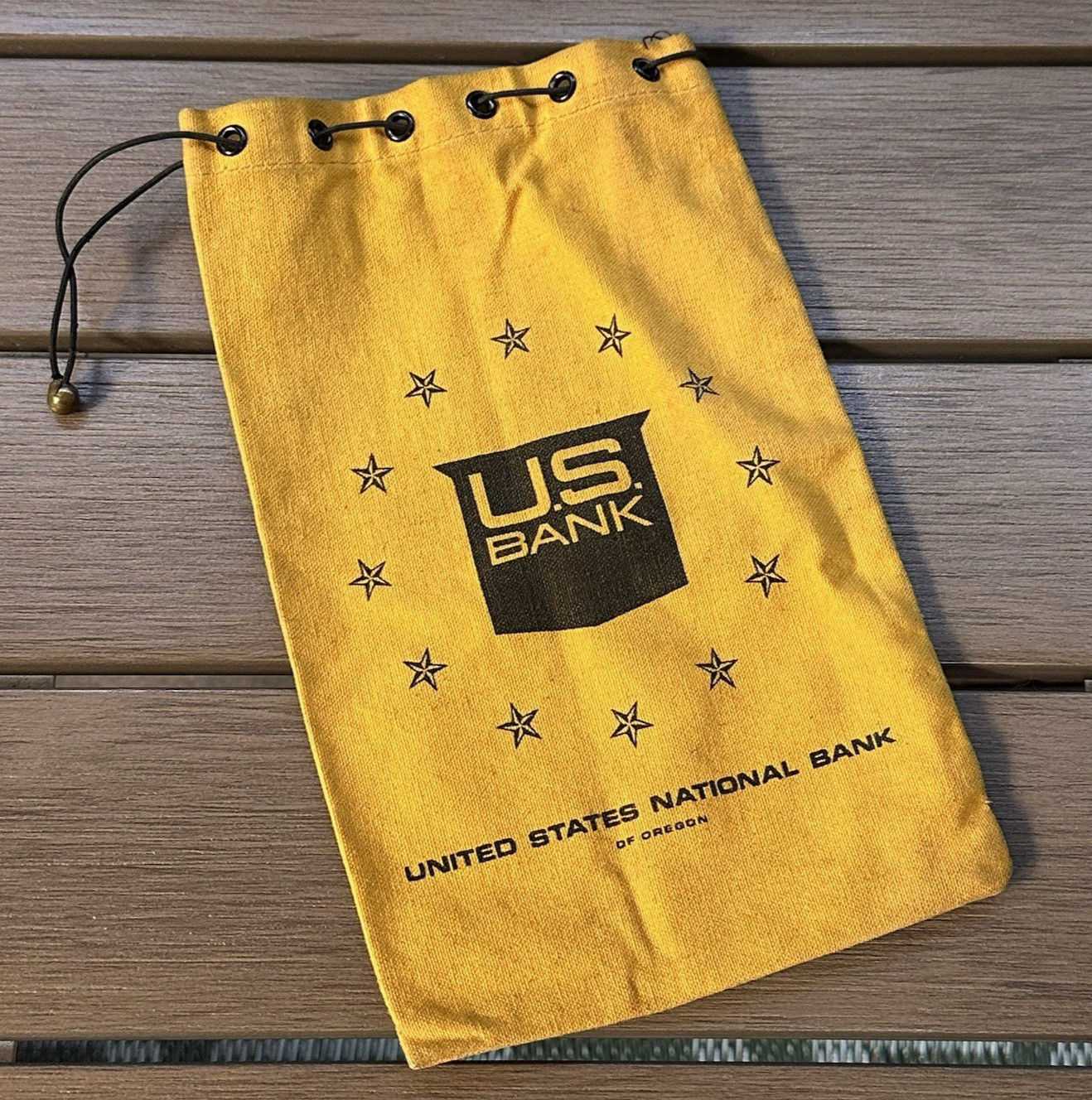 US Bank United States National of Oregon ARifkin Cinch Deposit Bag MoneyCoin 10\ US Bank United States National of Oregon ARifkin Cinch Deposit Bag MoneyCoin 10\