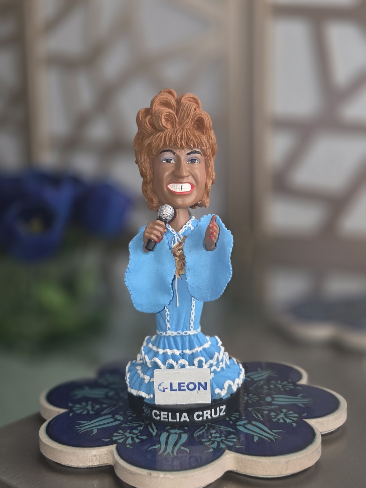 Miami Marlins Celia Cruz Bobblehead Presented by Leon without Box 