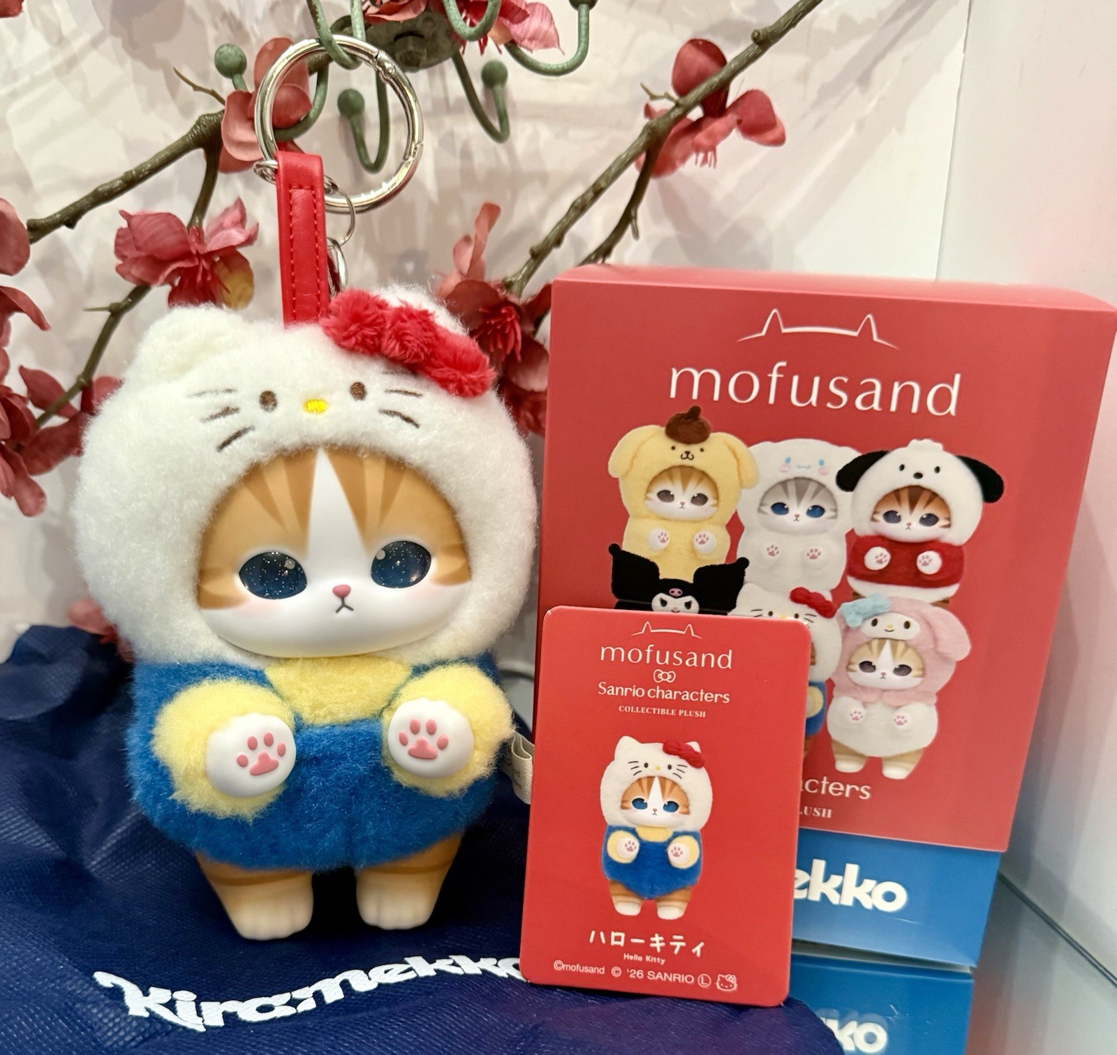 Mofusand Kiramekko Hello Kitty Cat Plush Kittens SET AUTHENTIC USA Seller NEW Mofusand Kiramekko Hello Kitty Cat Plush Kittens SET AUTHENTIC USA Seller NEW