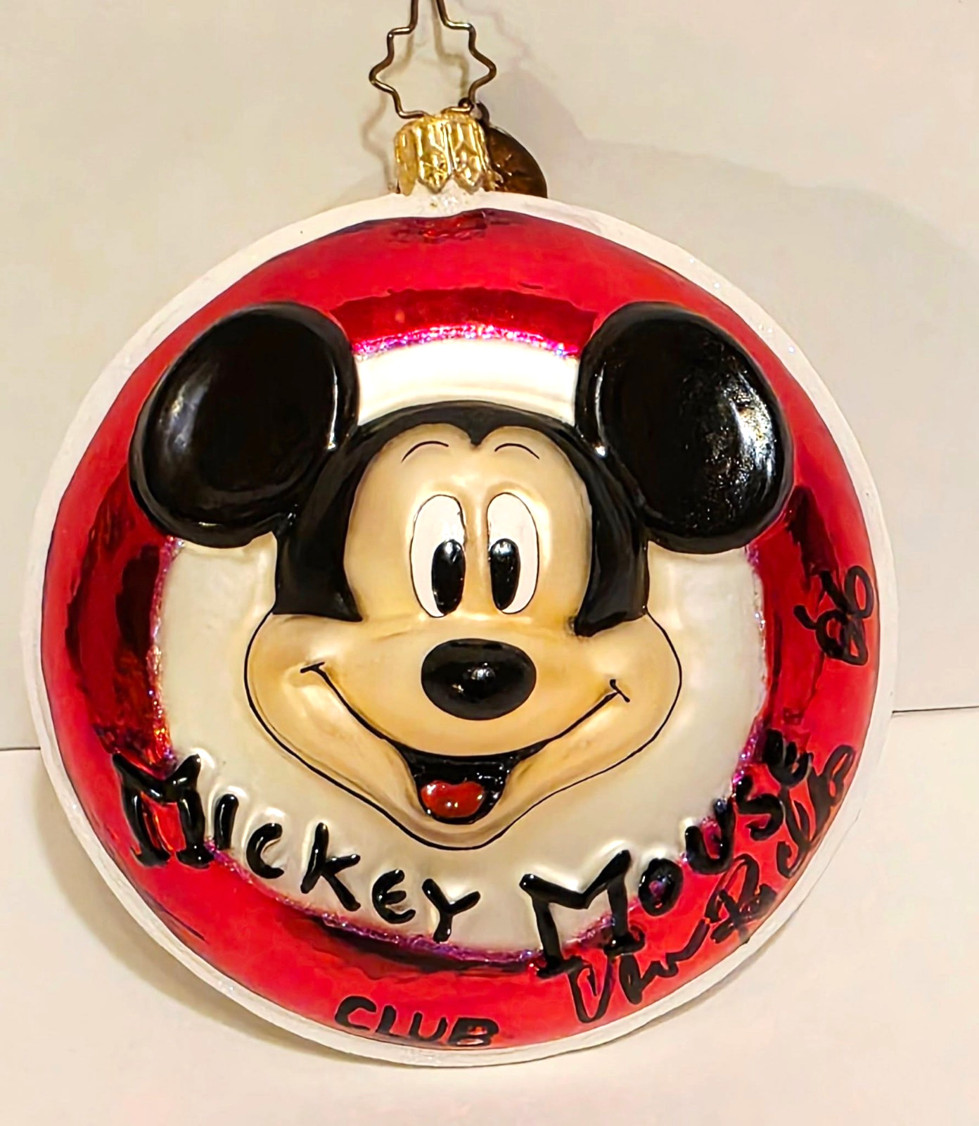 Christopher Radko Mickey Mouse Club 1955 Mousketeers ornament signed by Radko Christopher Radko Mickey Mouse Club 1955 Mousketeers ornament signed by Radko