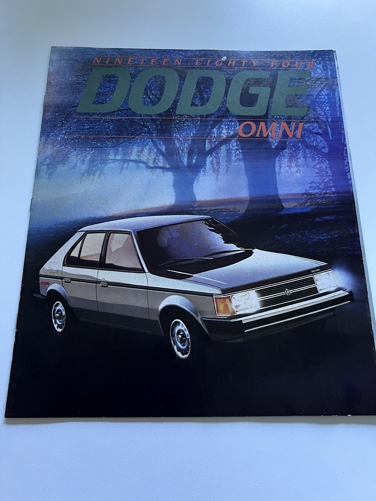 1984 DODGE OMNI SALES BROCHURE CATALOG IN EXCELLENT CONDITION