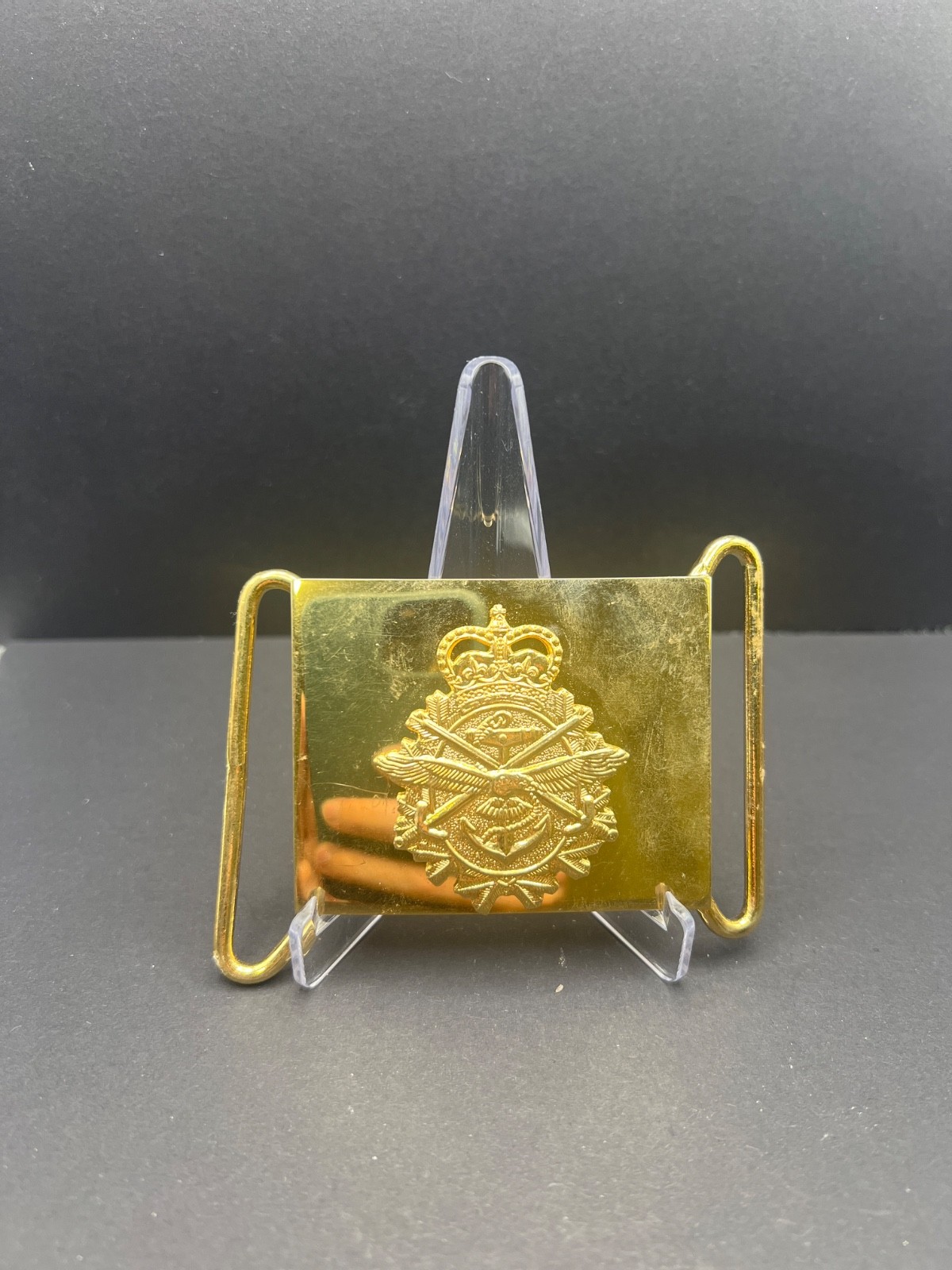 intage RCEME Royal Canadian Electrical Mechanical Engineers Brass Belt Buckle intage RCEME Royal Canadian Electrical Mechanical Engineers Brass Belt Buckle