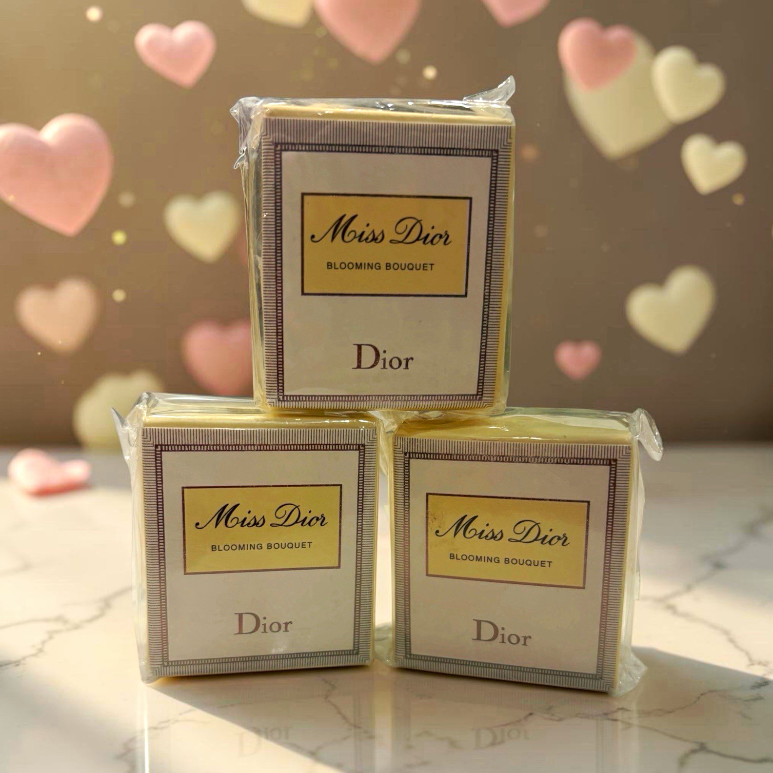 3 pcs  of Dior Miss Dior Blooming Bouquet Perfume Miniature Bottle w/ Box