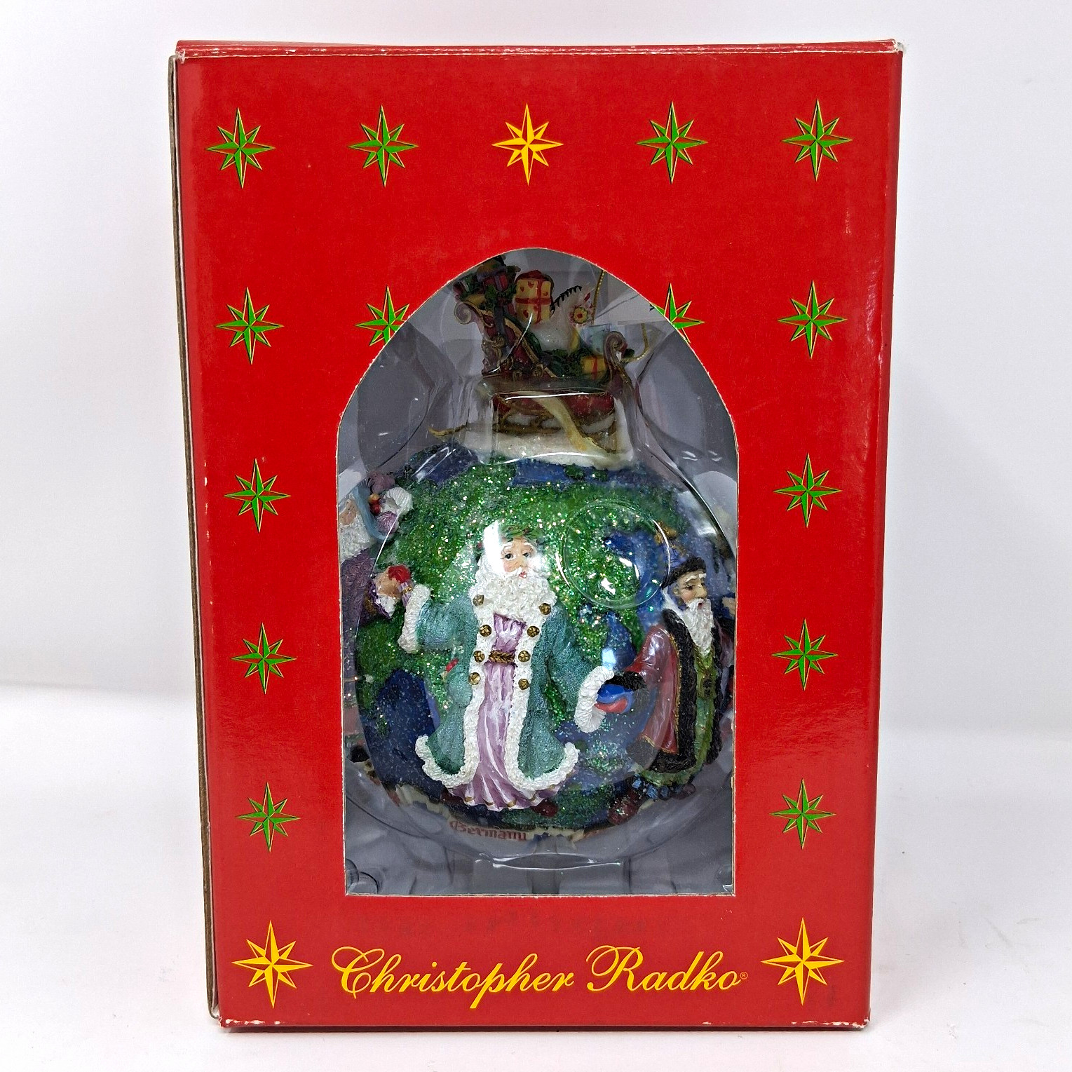 Christopher Radko Christmas Ornament Santa Around The World Christopher Radko Christmas Ornament Santa Around The World