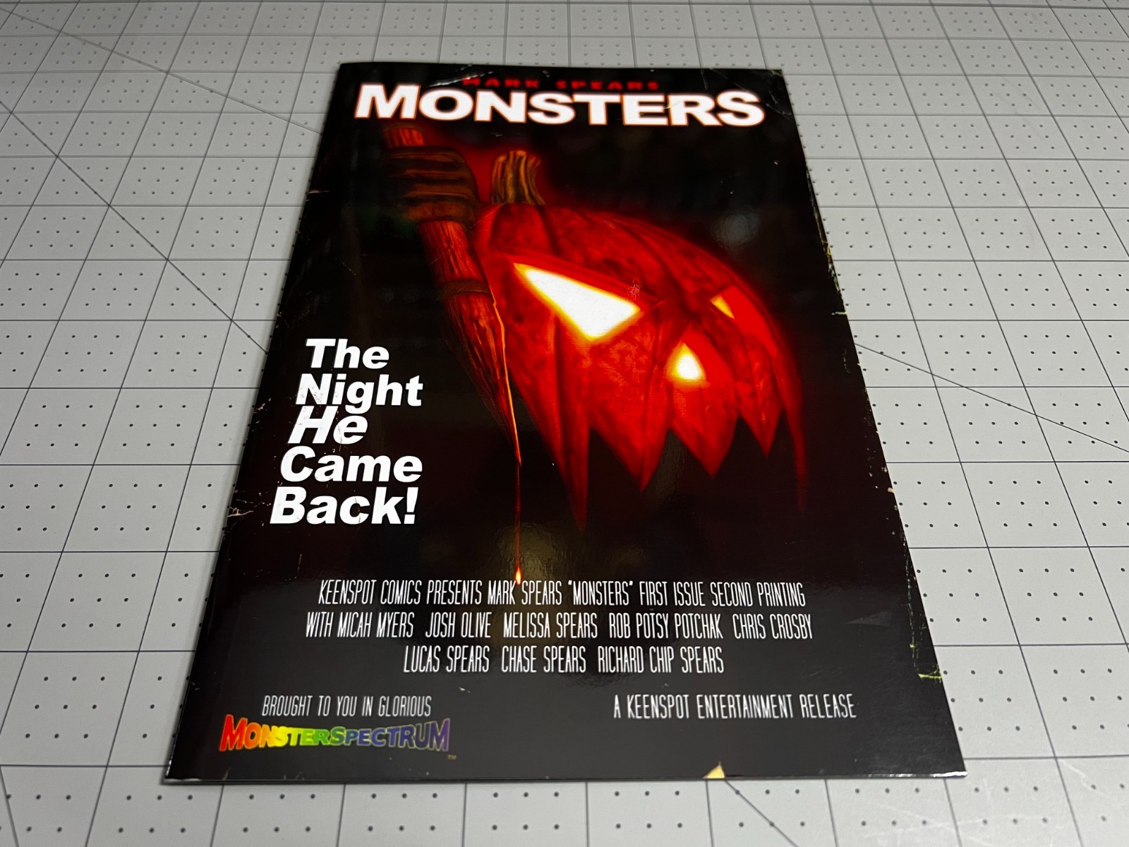 MARK SPEARS MONSTERS #1 2ND PRINT (KEENSPOT) 2024 1:20 HALLOWEEN VARIANT MARK SPEARS MONSTERS #1 2ND PRINT (KEENSPOT) 2024 1:20 HALLOWEEN VARIANT