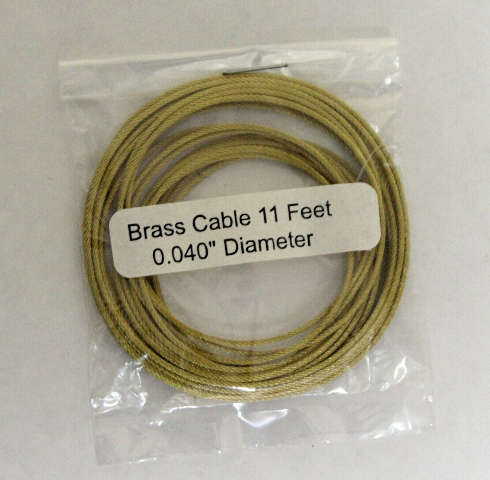 Brass Cable for Regulator Clocks, .040\